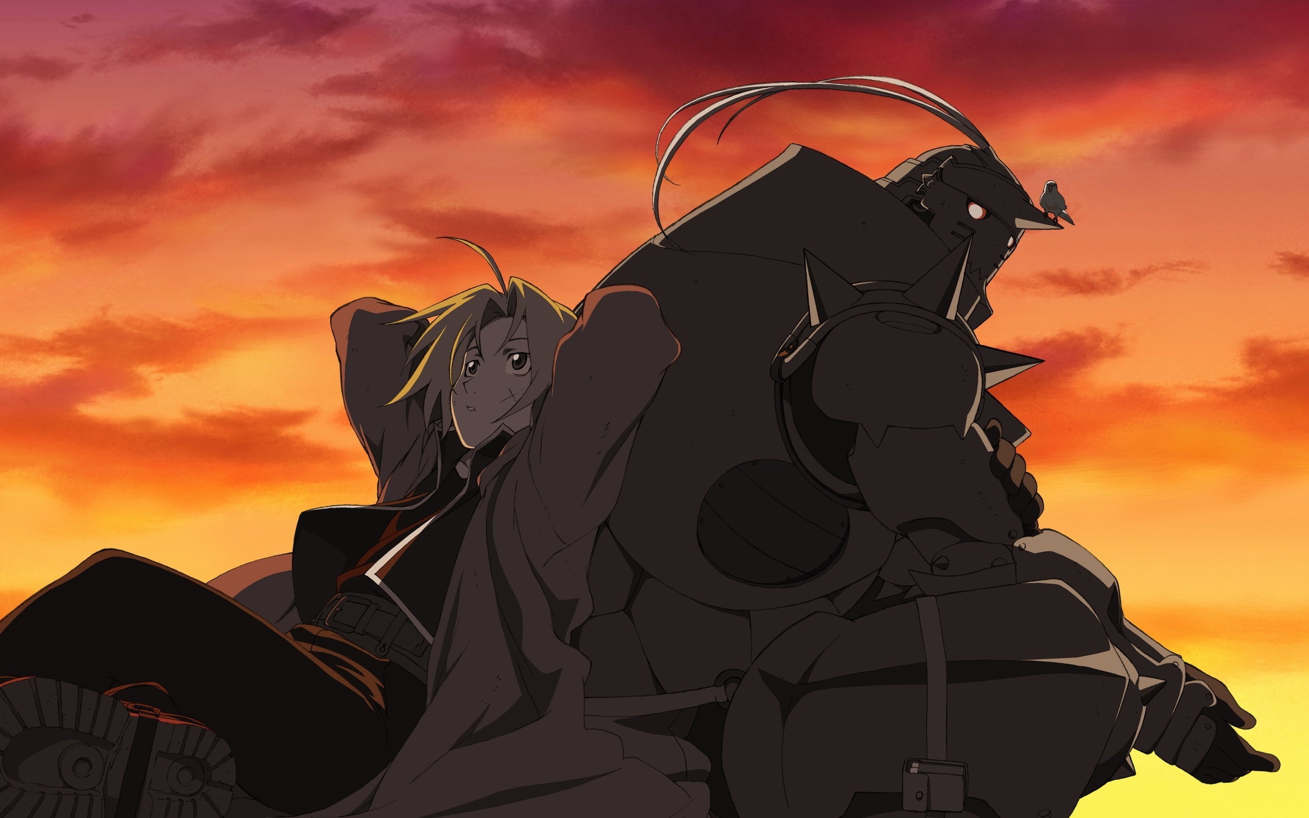 Elric Alphonse, Full Metal Alchemist, Elric Edward, 2K, anime, HD Wallpaper
