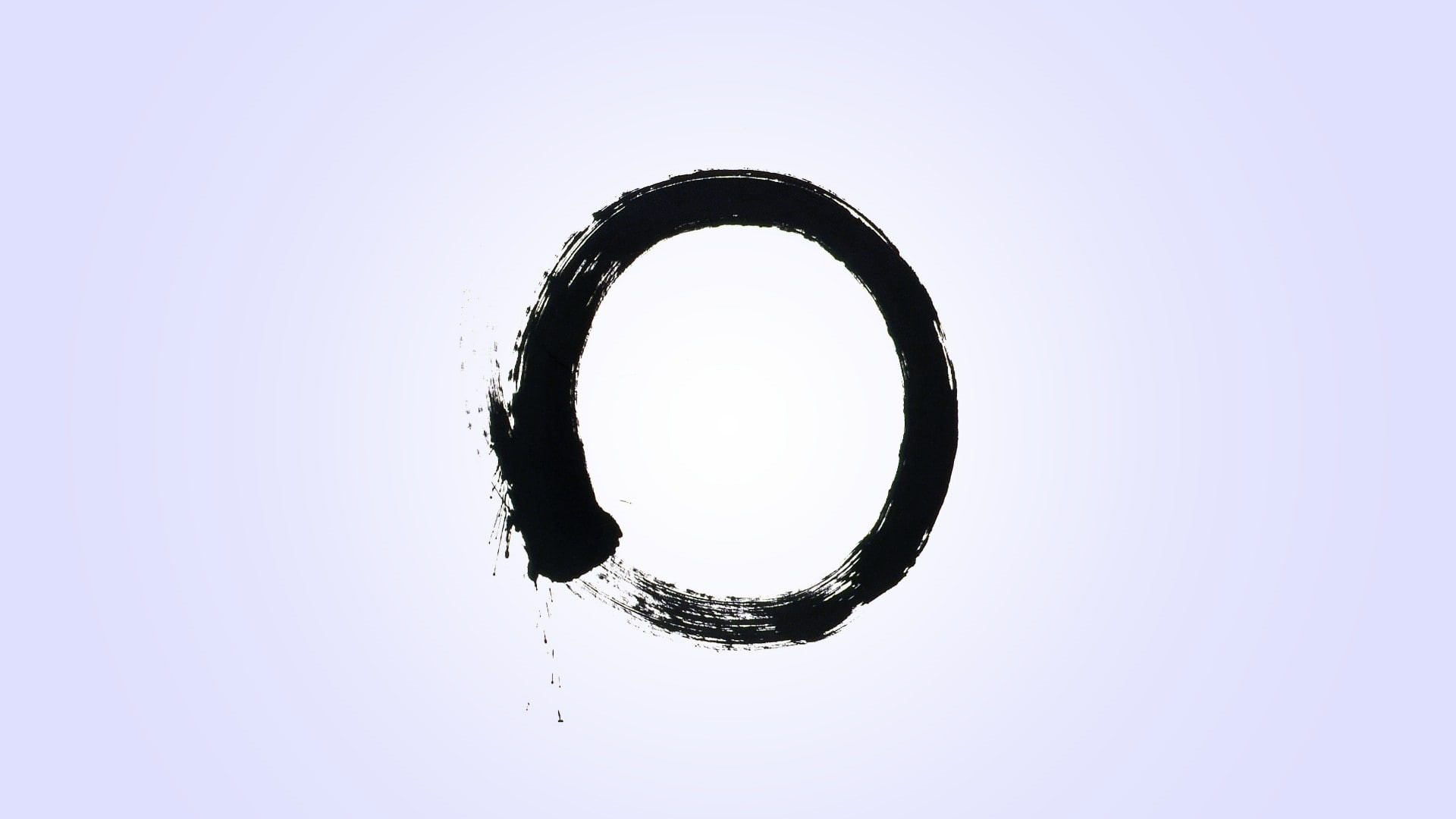 minimalism, circle, ouroboros, zen, 1080P, ensō, HD Wallpaper