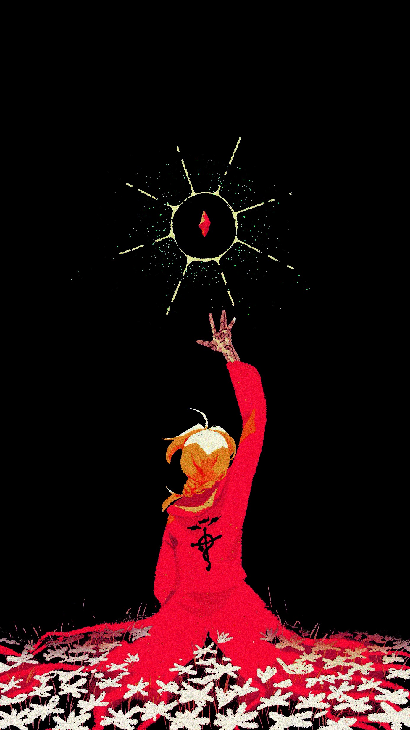 black, 1080P, Full Metal Alchemist, Phone HD Wallpaper