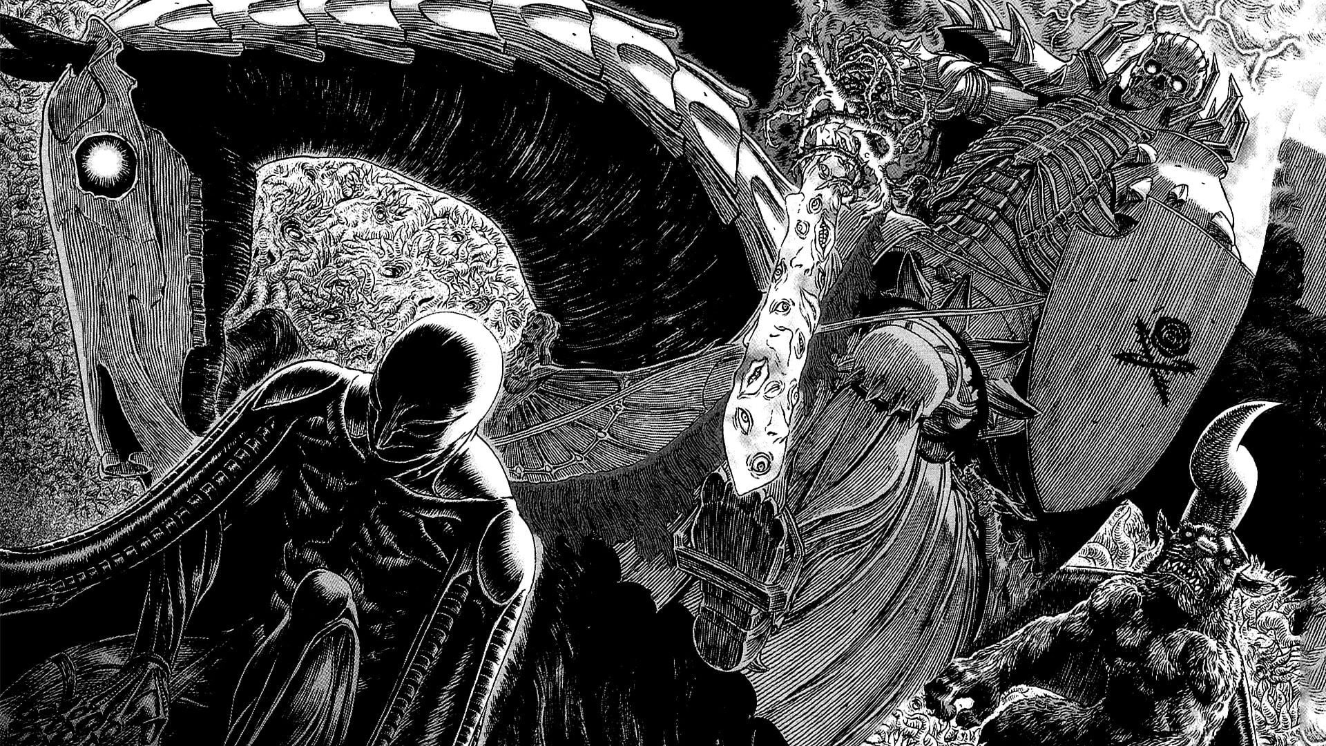 manga, Kentaro Miura, Griffith, 1080P, Berserk, Zodd, HD Wallpaper