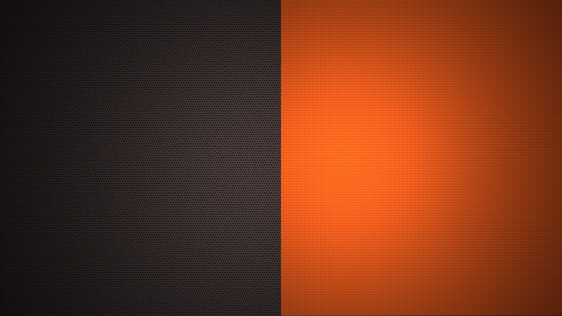 1080P, design, abstract, black, orange, pattern, HD Wallpaper