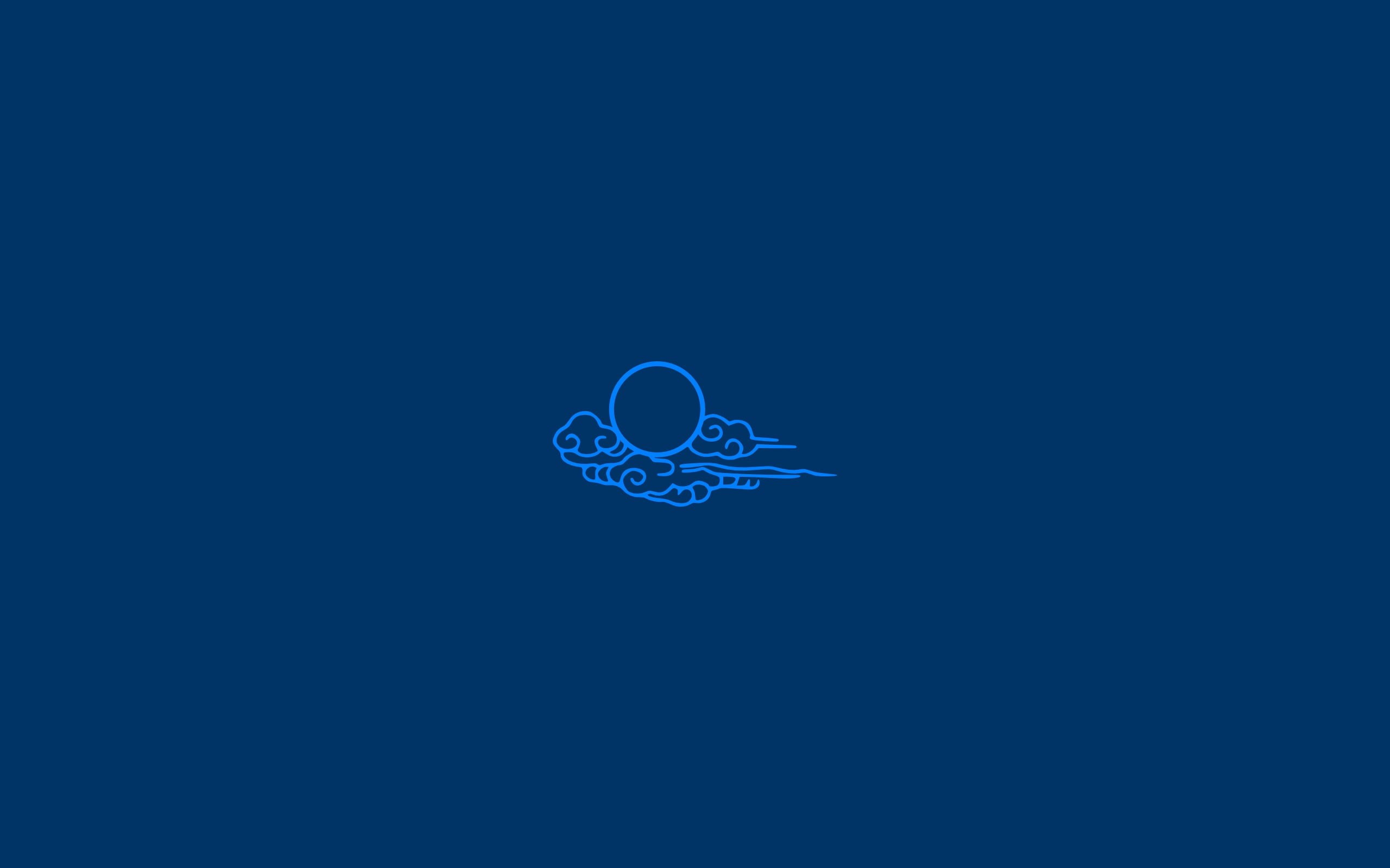 representation, frozen, technology, 2K, minimalism, beauty in nature, circle, sky, blue, creativity, blue background, indoors, single object, art and craft, HD Wallpaper