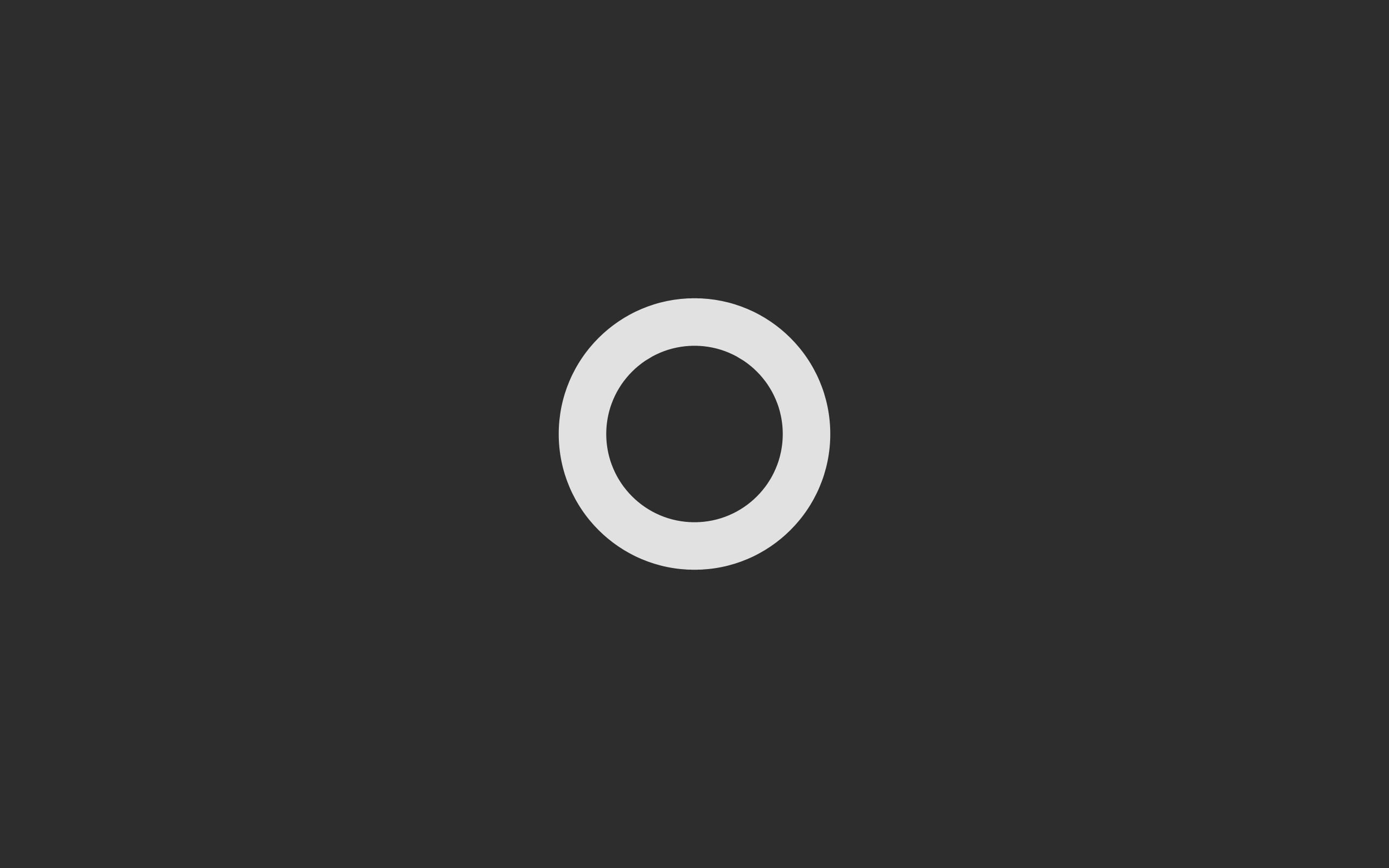 simple background, 2K, simple, minimalism, digital art, circle, HD Wallpaper
