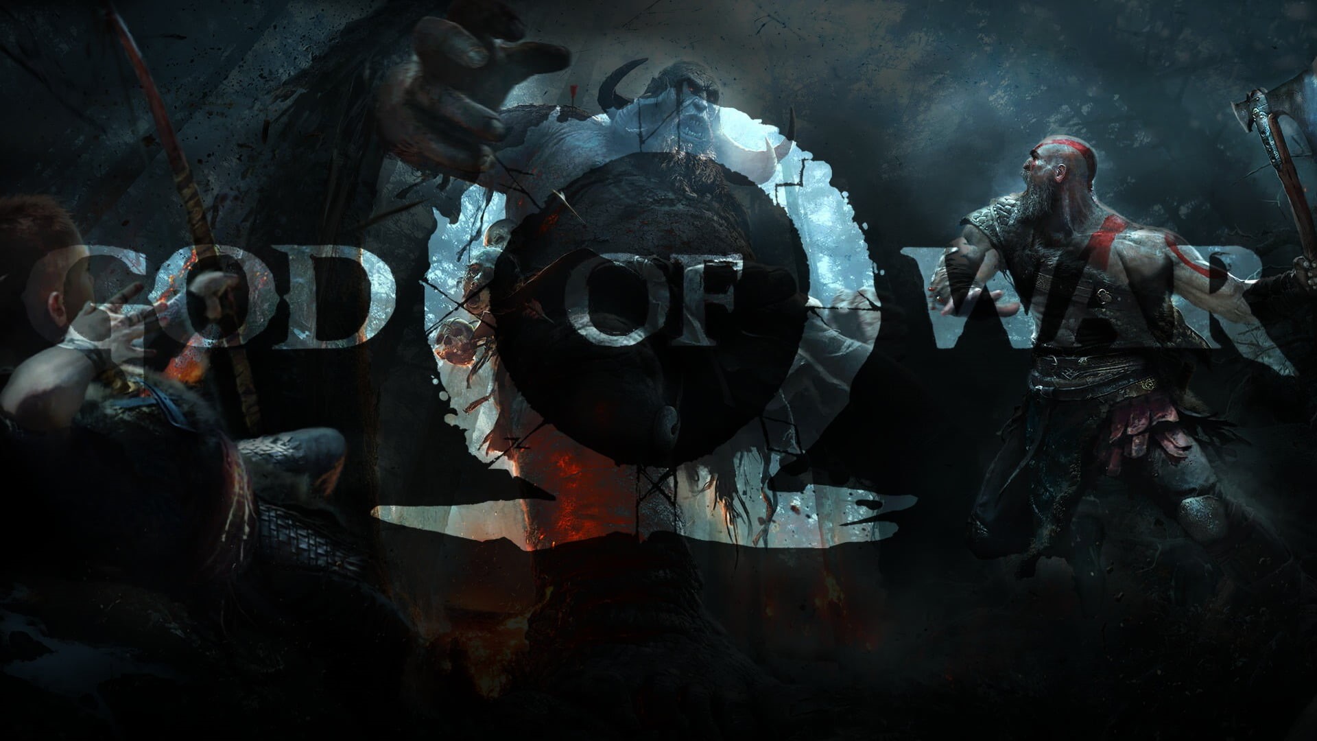 event, indoors, religion, togetherness, smoke - physical structure, no people, d, God of War (2018), emotion, concert, god of war 4, night, war, Omega, HD Wallpaper