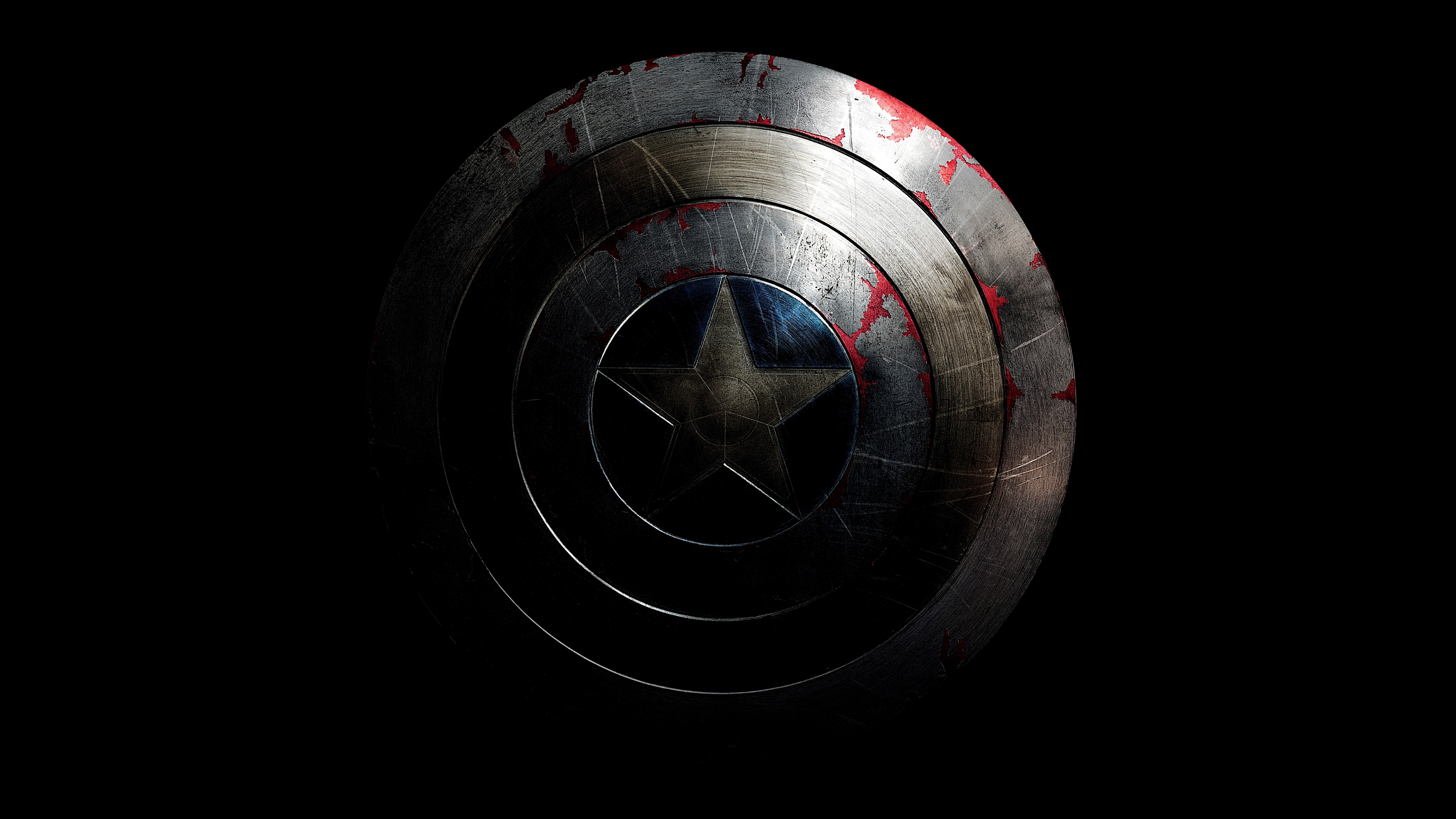 Captain America, 4K, 8K, Shield, 8K, Marvel Comics, HD Wallpaper