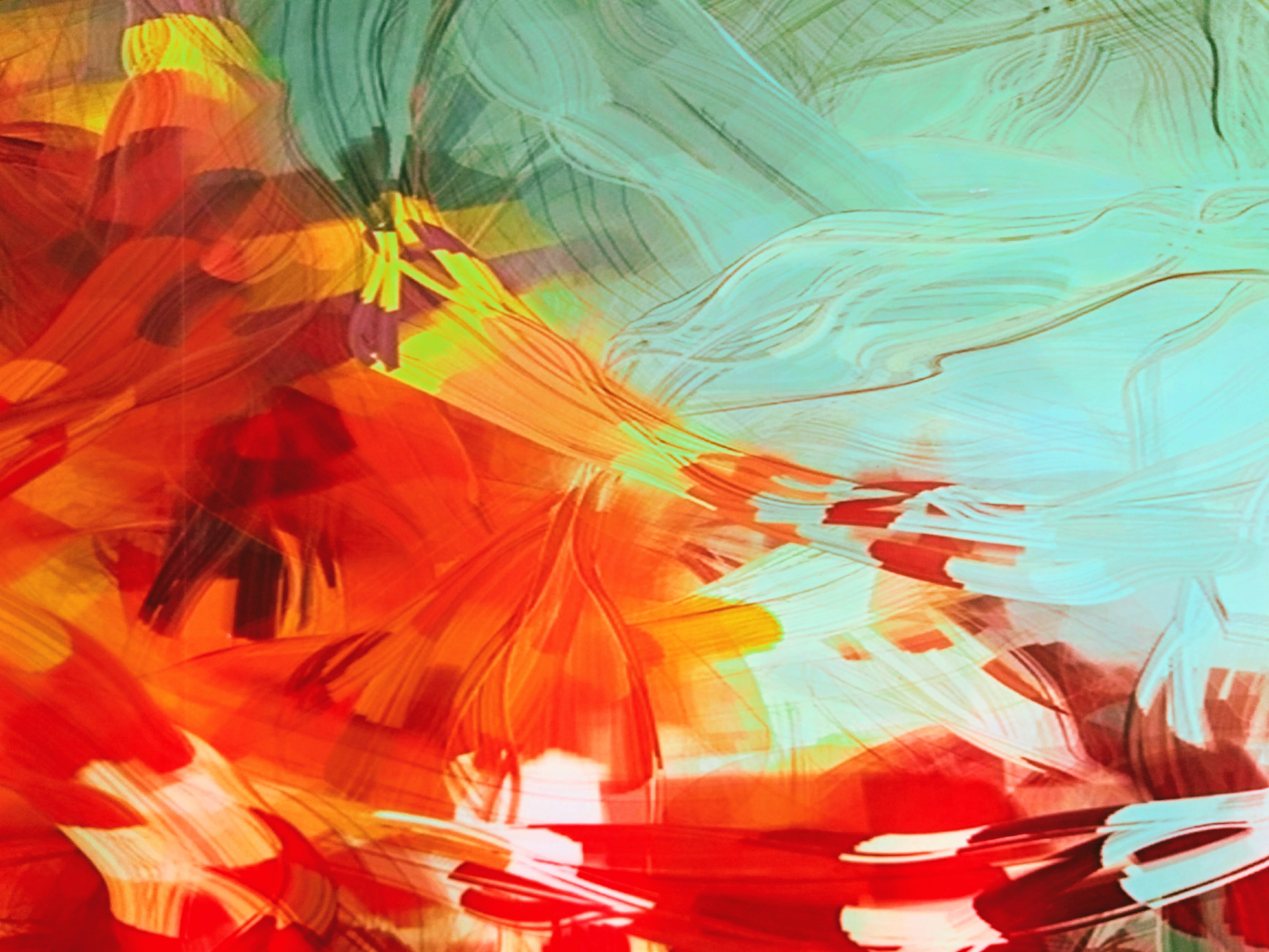 artistic, artwork, no people, colourful, graphic, full frame, textured, creativity, indoors, multi colored, red, painted image, art, design, paint, painting, HD Wallpaper