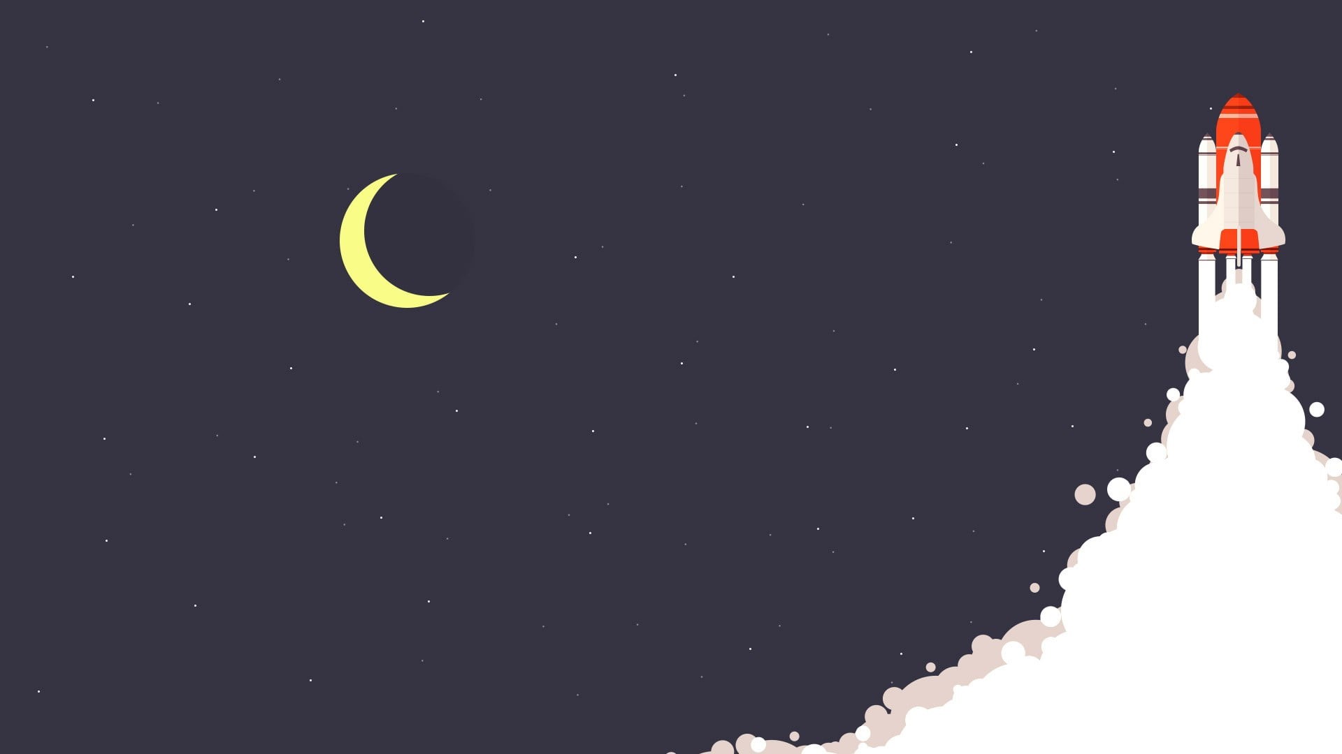 universe, star - space, scenics - nature, motion, space, water, 1080P, black color, rocket, illustration, space exploration, nature, low angle view, Moon, HD Wallpaper