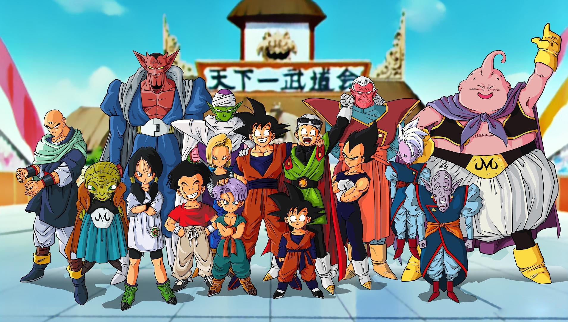 art and craft, celebration, traditional clothing, full length, disguise, Dragon Ball Z, real people, creativity, built structure, clothing, Dragon Ball, HD Wallpaper
