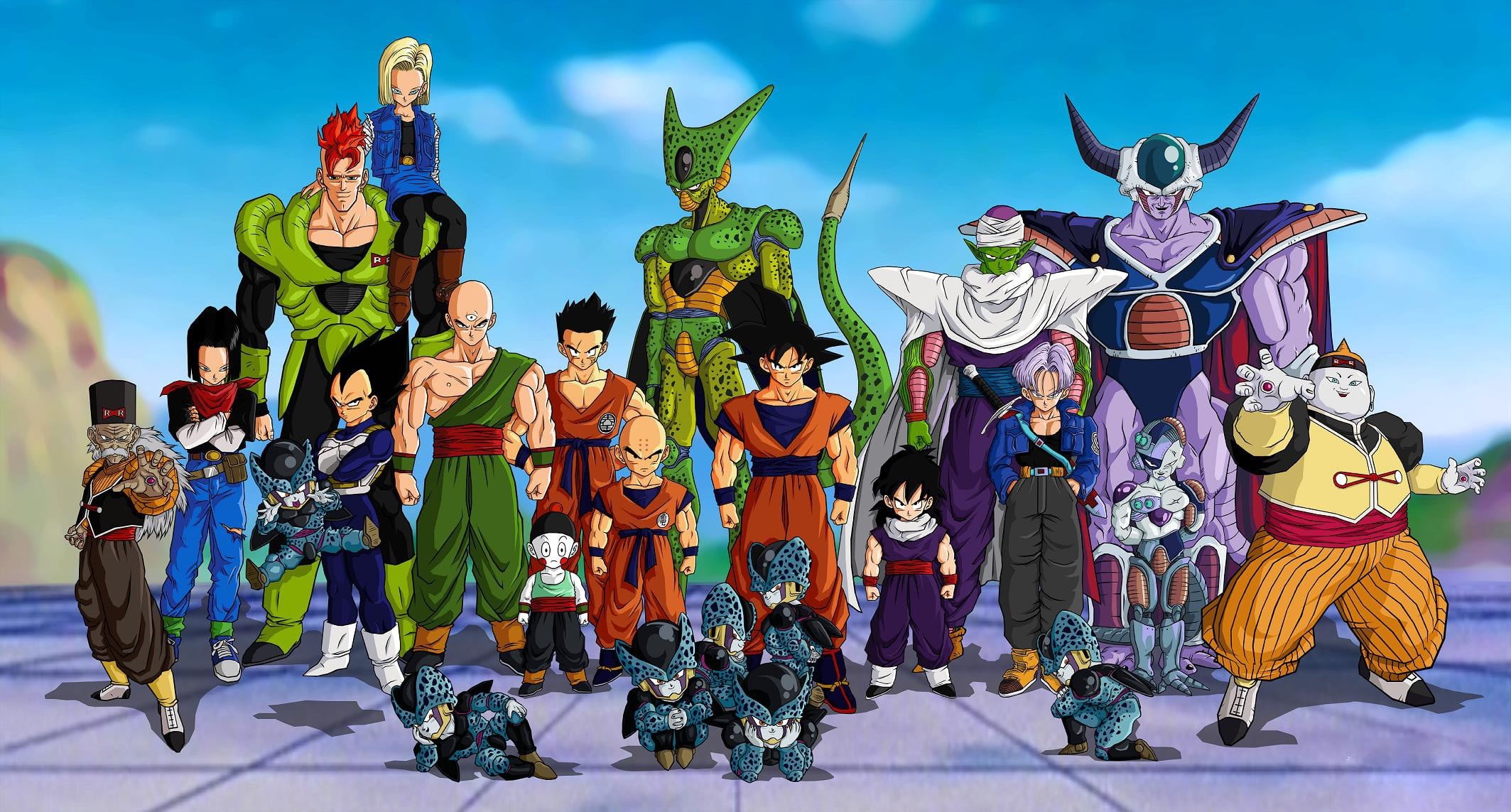 music, people, 1080P, costume, standing, performance, representation, celebration, art and craft, illustration, Dragon Ball Z, traditional clothing, Dragon Ball, HD Wallpaper