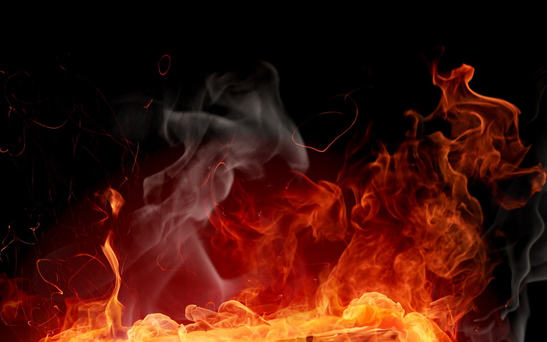 3d and cg, heat, fire, 3d, d, abstract, 1080P, cg, hd, HD Wallpaper