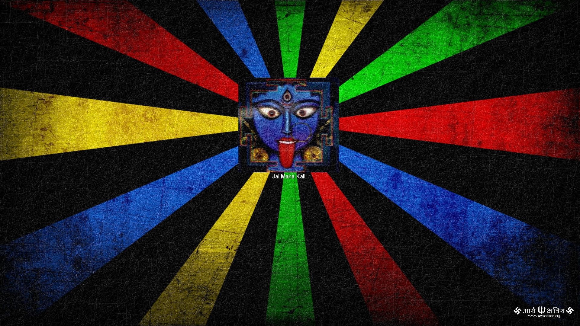1080P, goddess, kali, mahakali, spiritual, 3d and abstract, HD Wallpaper