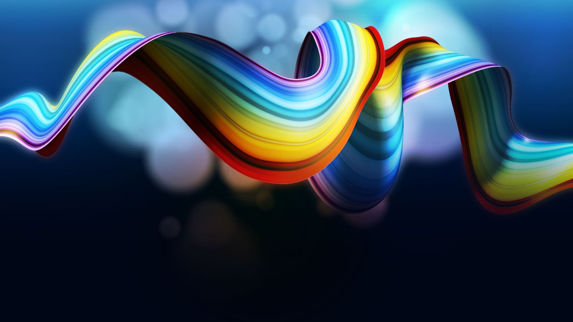 space, light, art, artistic, energy, motion, symbol, fantasy, lines, graphic, color, shape, shiny, 3d, blue background, shapes, element, light - natural phenomenon, HD Wallpaper