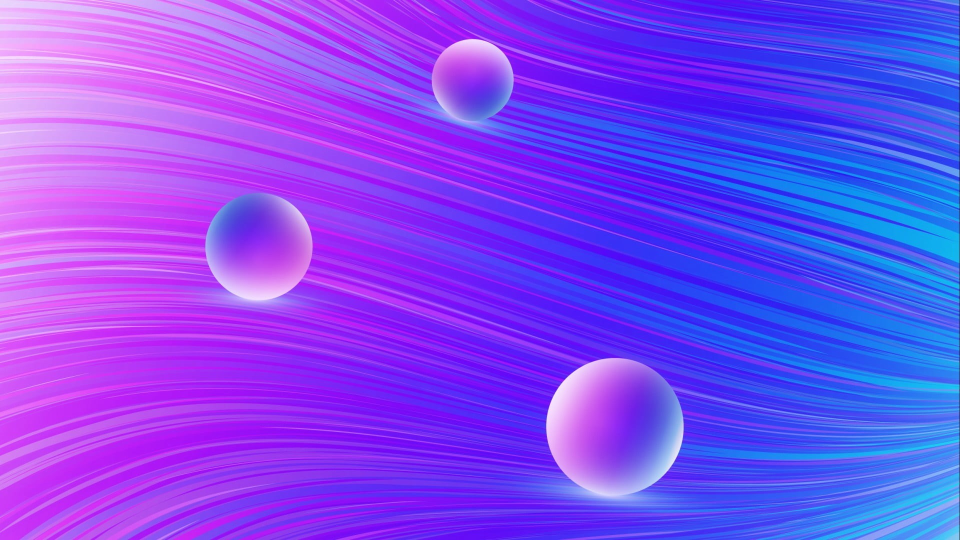 wavy lines, two, 3D, no people, white, pattern, light - natural phenomenon, blue, design, ceiling, multi colored, backgrounds, striped, sphere, abstract backgrounds, HD Wallpaper