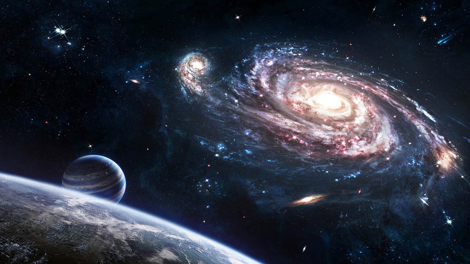 space, hd, outer, art, Galaxies, x, outer space, 720P, HD Wallpaper