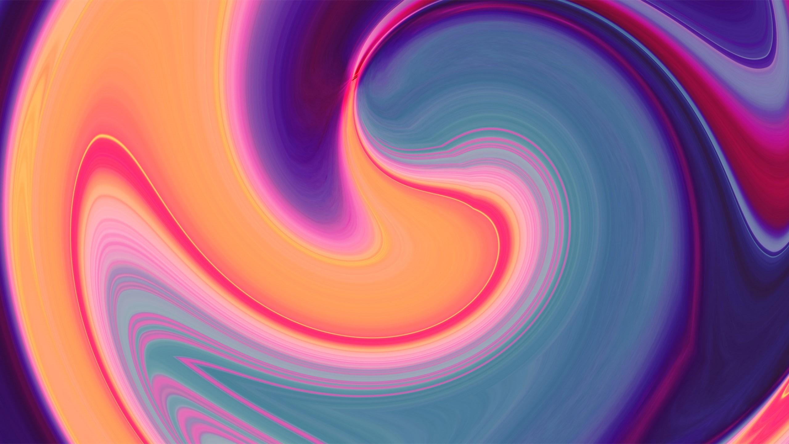 2K, colorful, abstract, Xiaomi Mi Mix 3, HD Wallpaper
