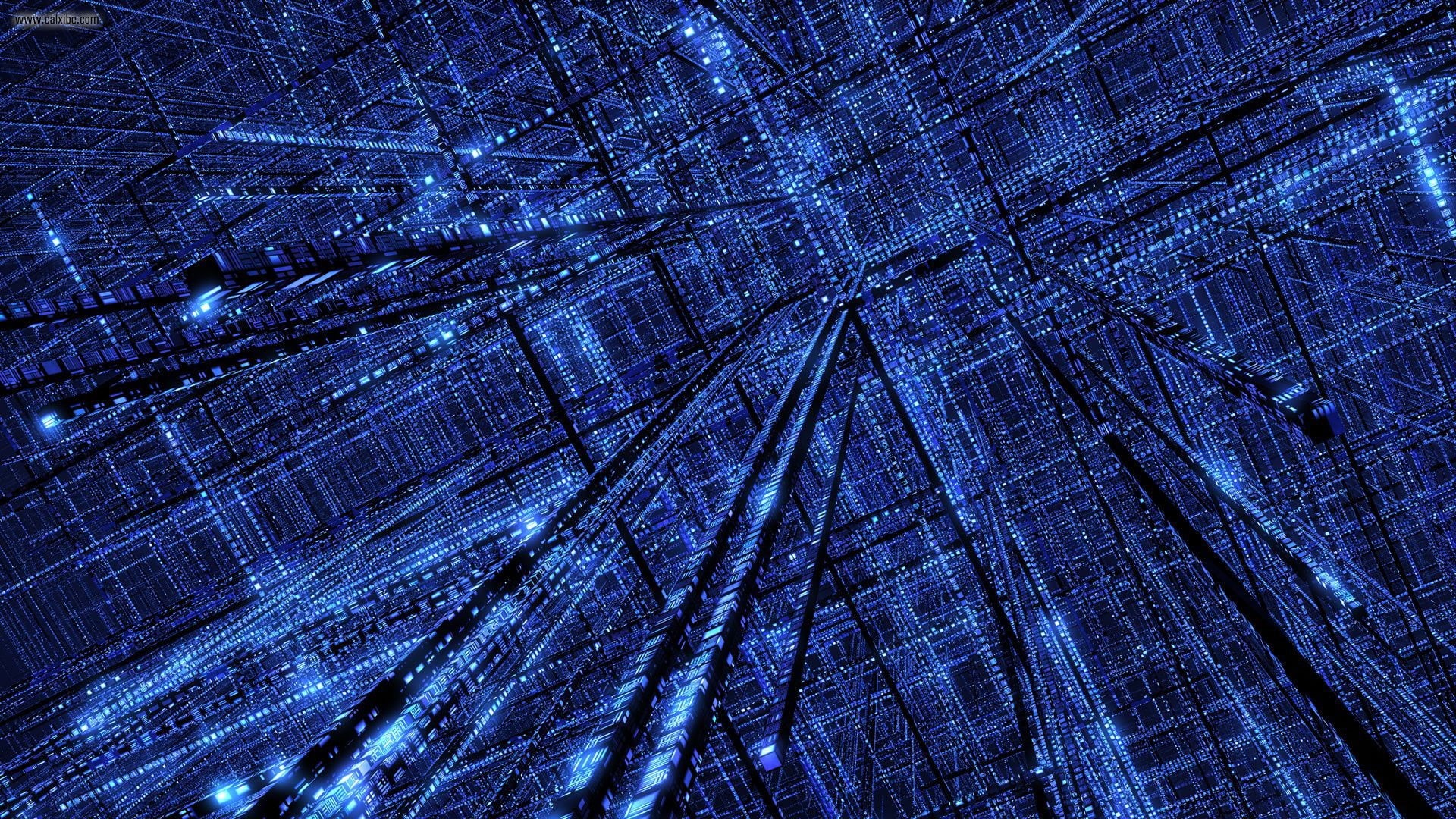 growth, technology, pattern, concepts, 1080P, blue, cyberspace, plant, backgrounds, computer, lighting equipment, connection, tree, built Structure, engineering, HD Wallpaper