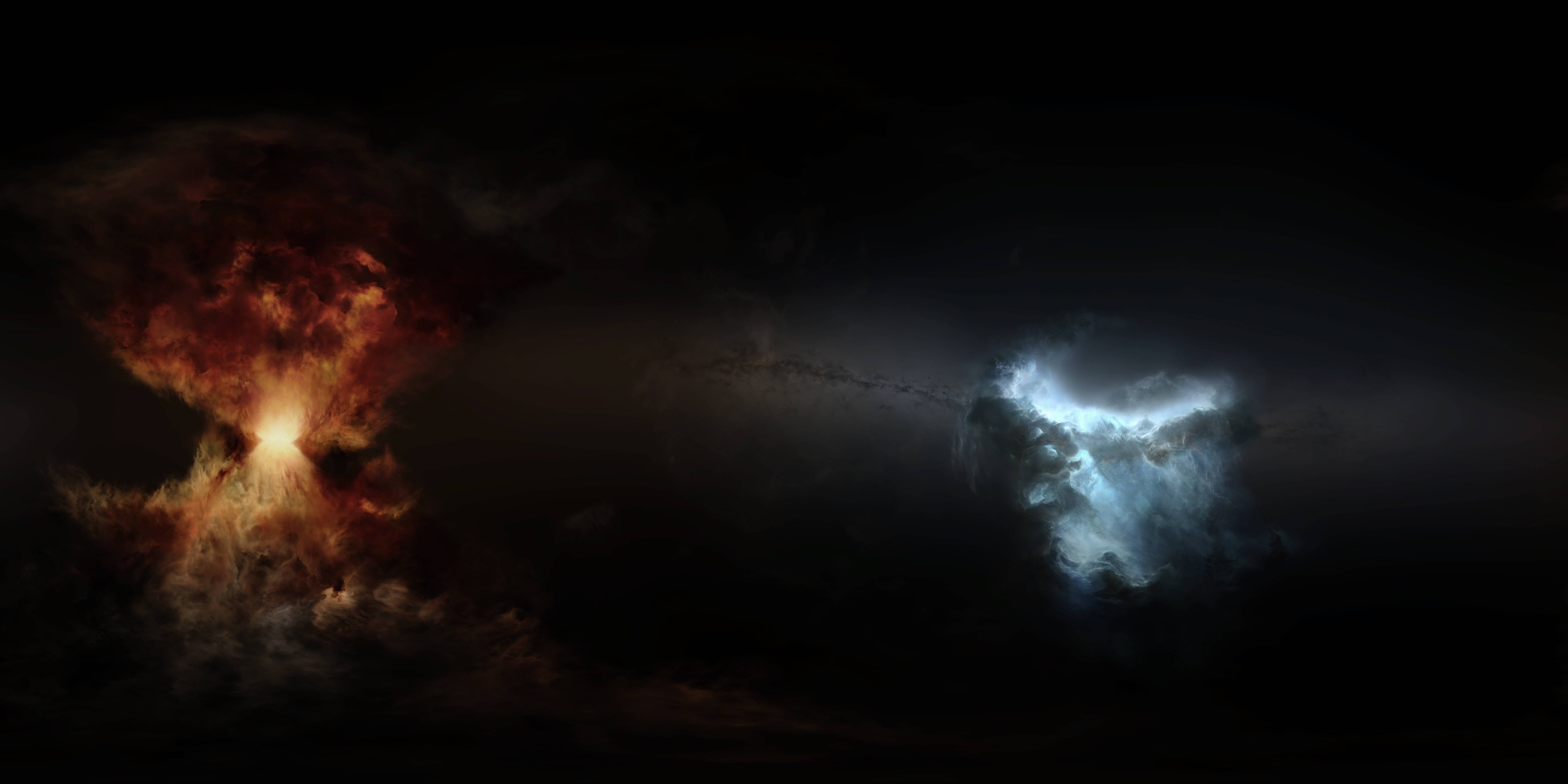 dark, emotion, heat - temperature, black background, sky, video games, explosive, no people, fire - natural phenomenon, motion, smoke - physical structure, HD Wallpaper