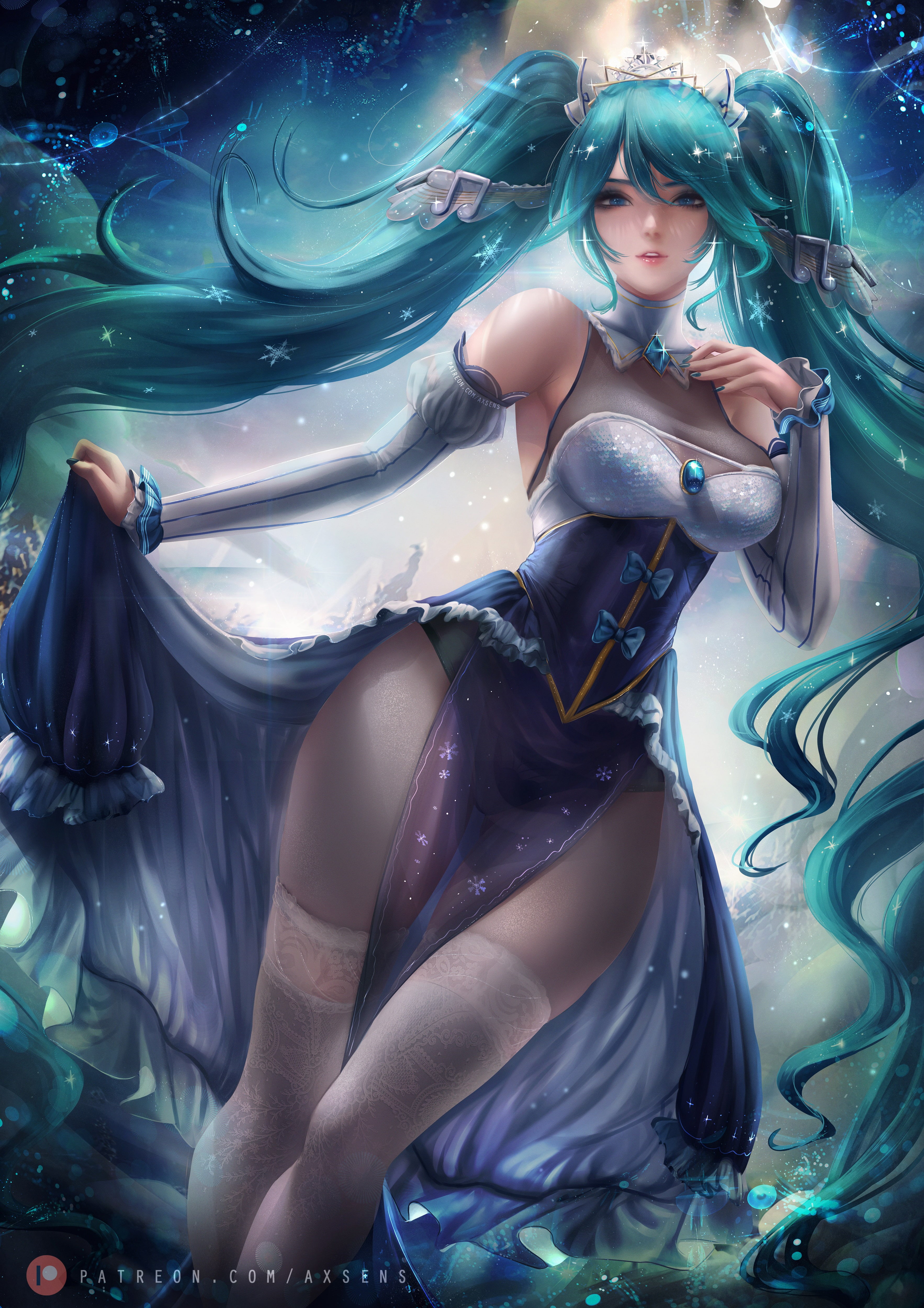 League of Legends, digital art, Sona (League of Legends), 4K, axsens, Phone HD Wallpaper