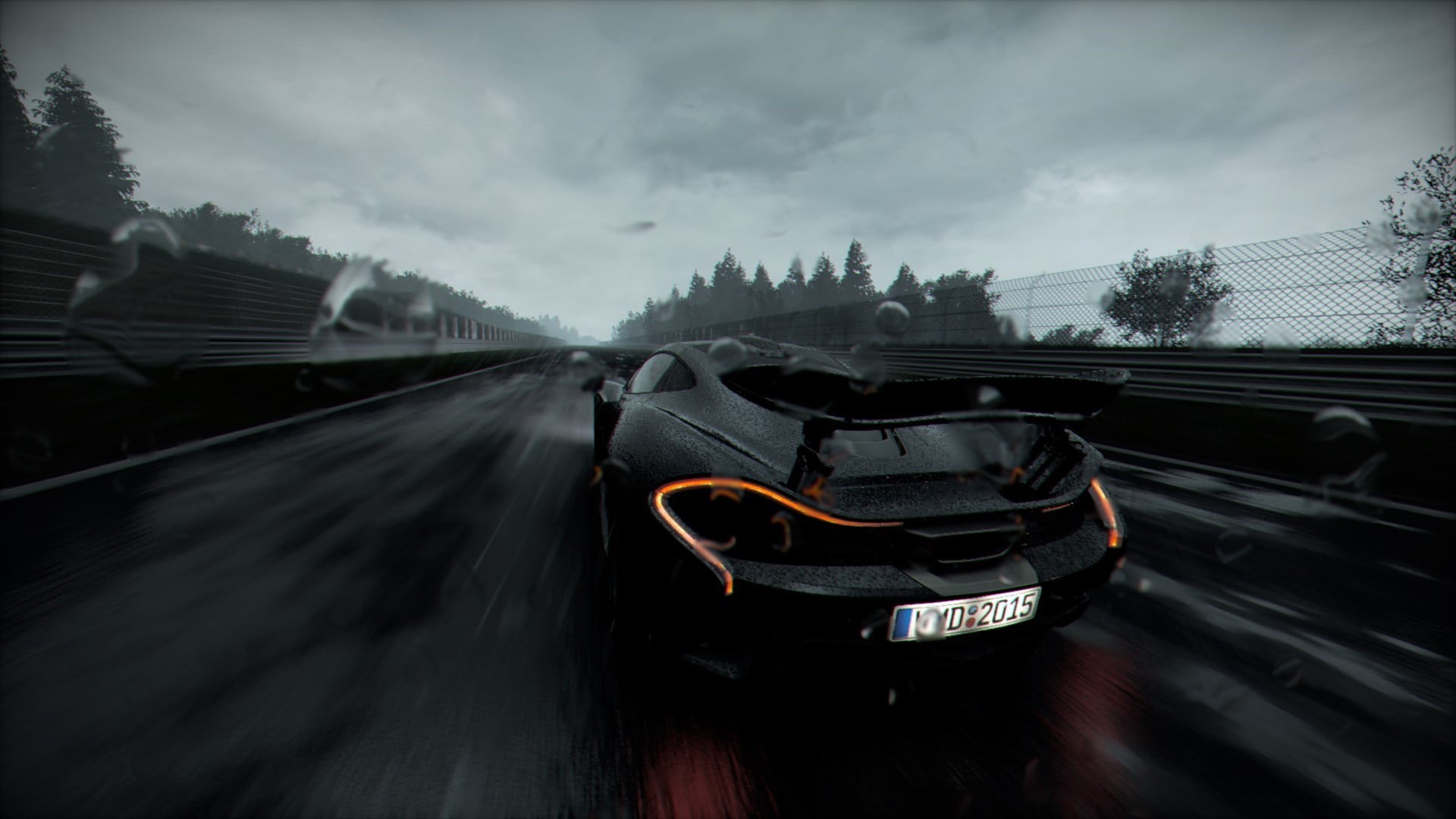 long exposure, day, speed, water, sky, motion, no people, nautical vessel, 1080P, motor vehicle, black, mclaren, nature, p, outdoors, reflection, Driveclub, HD Wallpaper