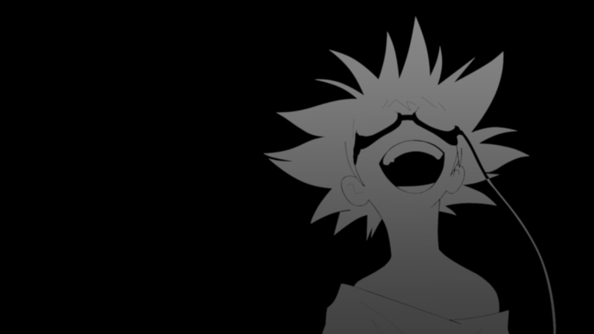 Edward Wong Hau Pepelu Tivrusky IV, no people, Cowboy Bebop, copy space, dark, night, silhouette, single object, studio shot, 1080P, disguise, creativity, HD Wallpaper