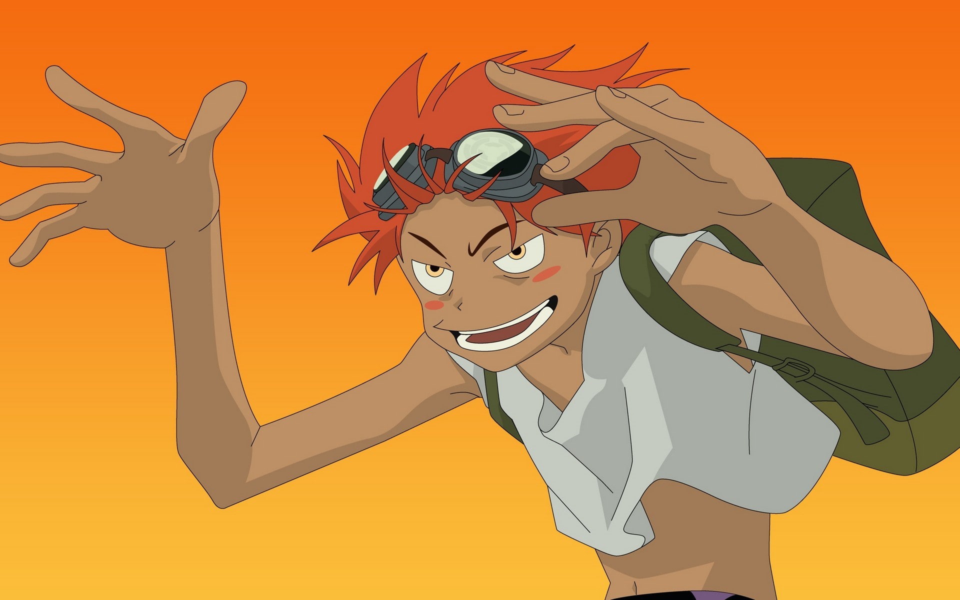 lifestyles, anime girls, 1080P, females, front view, anime, Edward Wong Hau Pepelu Tivrusky IV, mammal, nature, cartoon, women, portrait, goggles, one person, HD Wallpaper