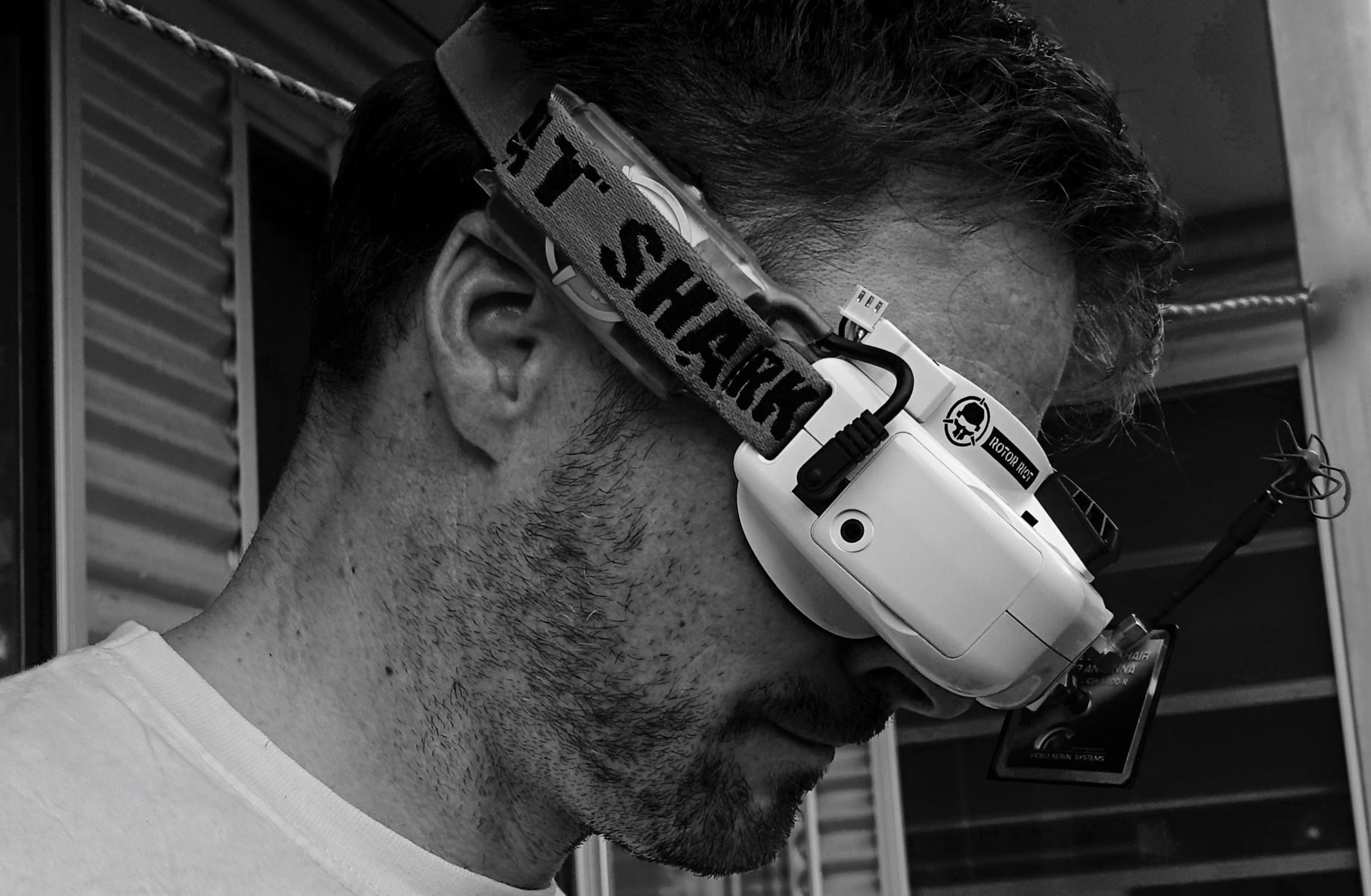reality, grayscale, retro styled, wearing, leisure activity, one man only, beard, people, human face, Fpv, photo, virtual, man, portrait, males, 1080P, HD Wallpaper