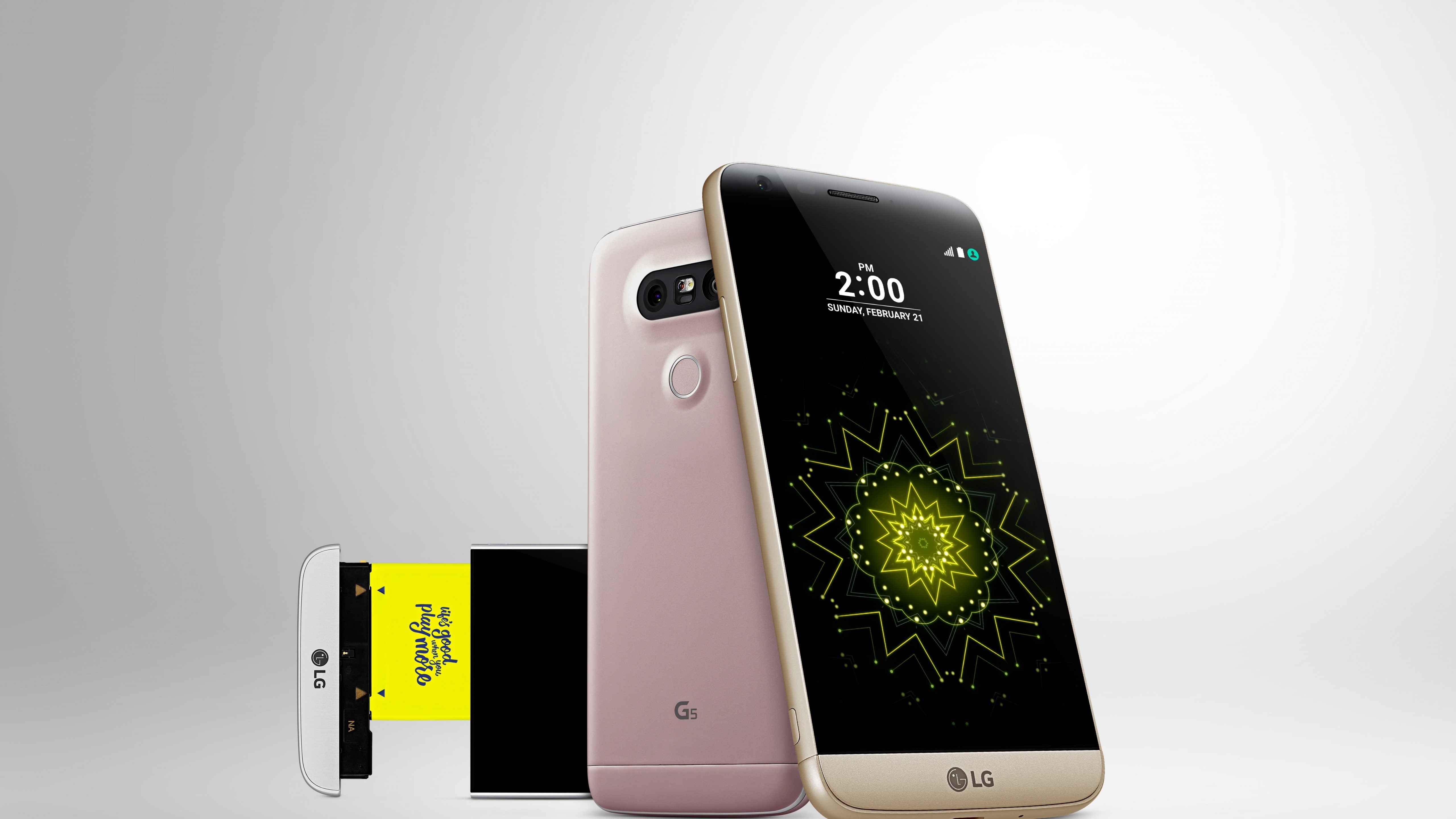 rose, g, LG G5, mwc 2016, LG, VR headset, virtual reality, collage, 5K, gold, Hi-Tech News of 2016, HD Wallpaper