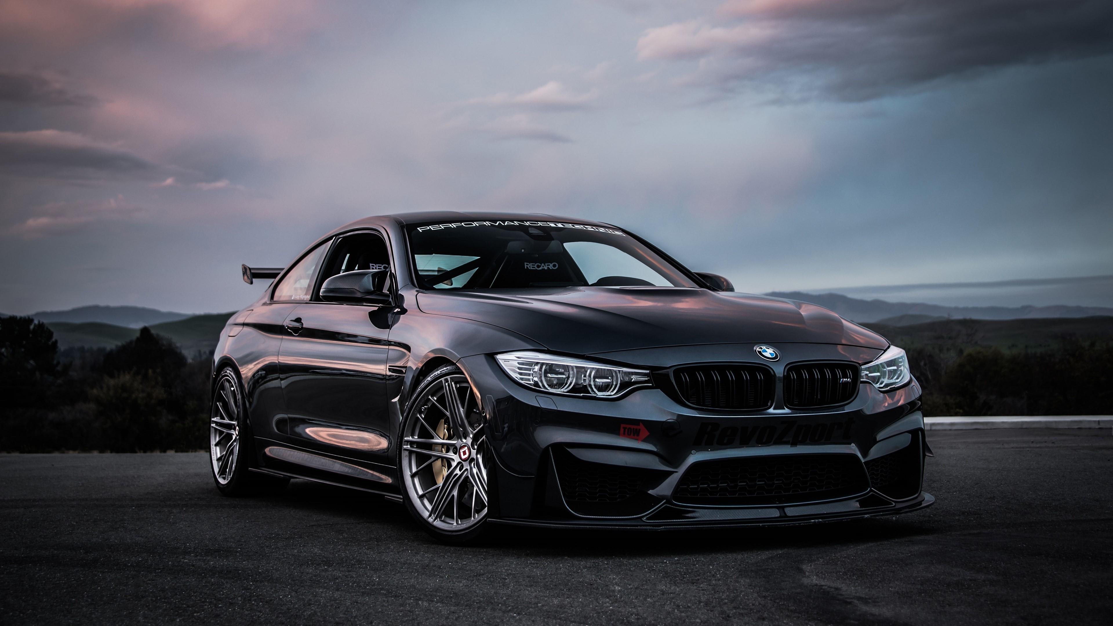 vehicle, black car, 4K, car, sports car, coupe, luxury car, bmw m4, bmw, HD Wallpaper