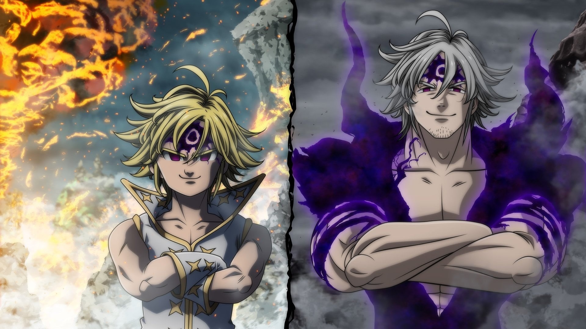 representation, collage, Meliodas (The Seven Deadly Sins), hairstyle, indoors, digital composite, costume, art and craft, creativity, sculpture, festival, HD Wallpaper