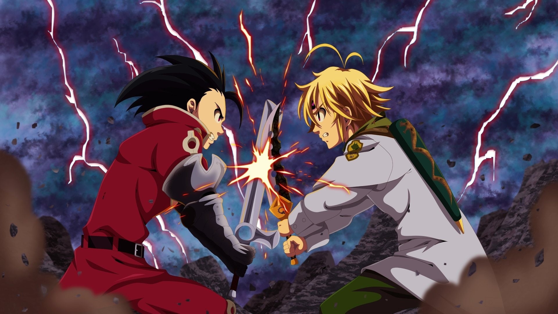 nature, leisure activity, 1080P, real people, festival, day, Blonde, celebration, Zeldris (The Seven Deadly Sins), lifestyles, Sword, The Seven Deadly Sins, HD Wallpaper