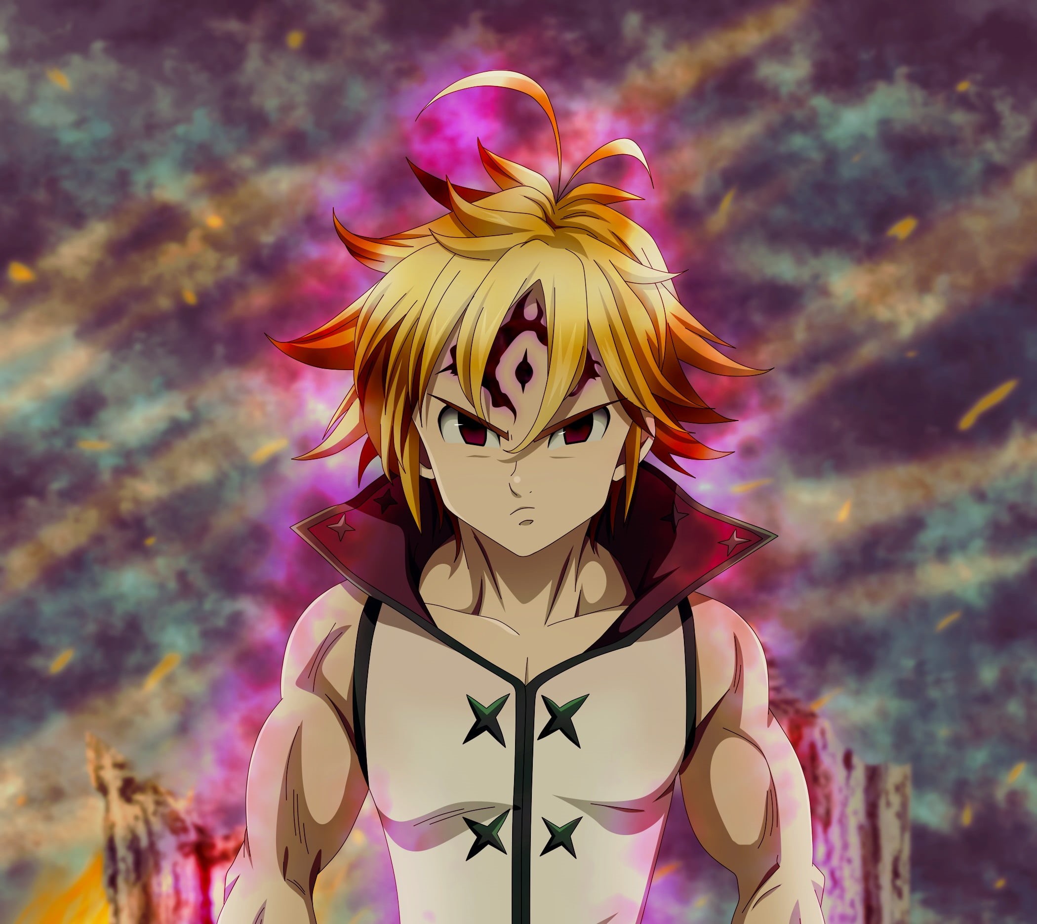 1080P, Anime, The Seven Deadly Sins, Meliodas (The Seven Deadly Sins), Blonde, HD Wallpaper