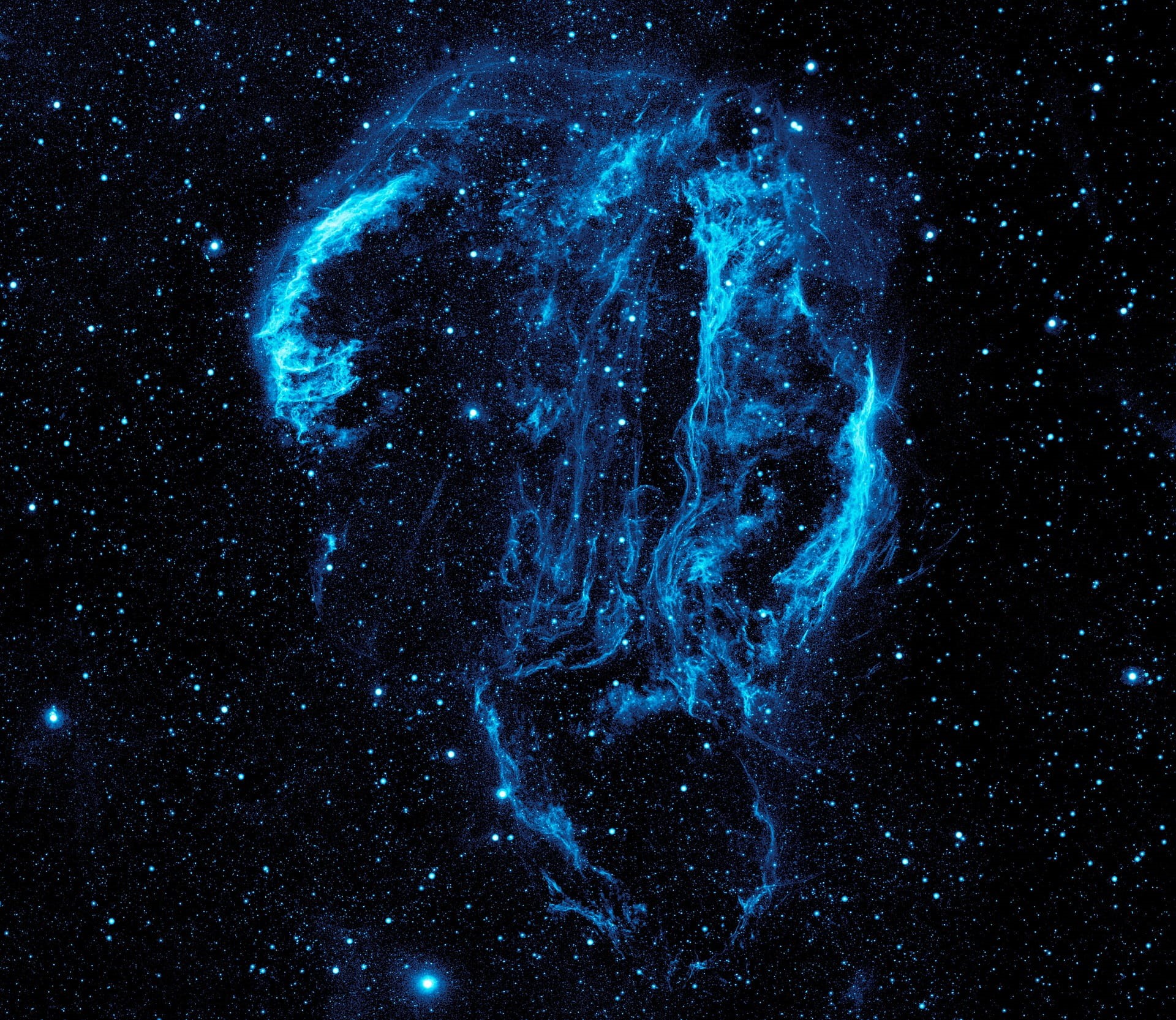 nebula, no people, beauty in nature, space exploration, space, gravity, galaxy, milky way, blue, lunar, mystery, sky, star - space, astronomy, luminosity, HD Wallpaper
