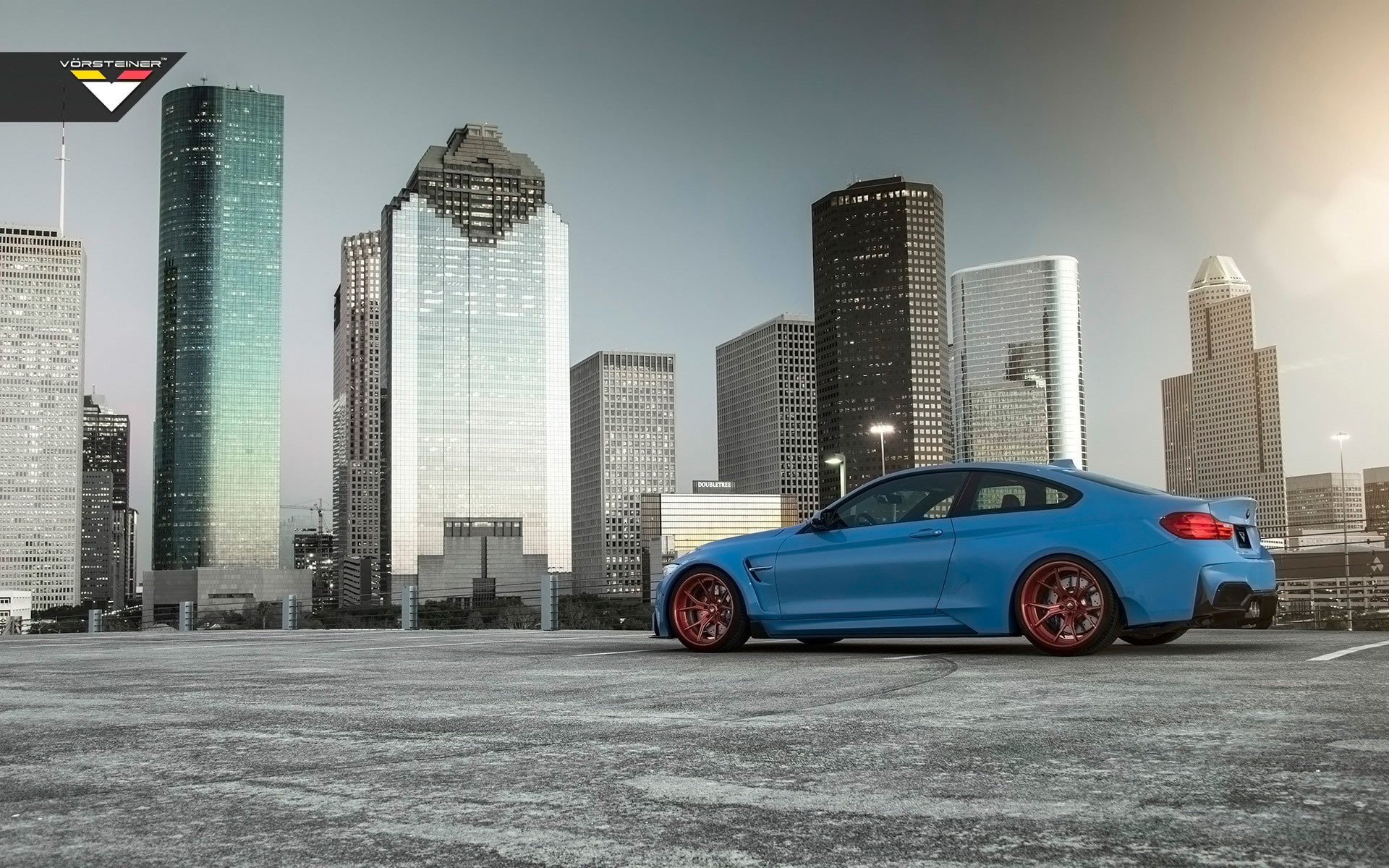 blue cars, BMW, BMW M4, 1080P, BMW M4 GTRS4, Vorsteiner, HD Wallpaper