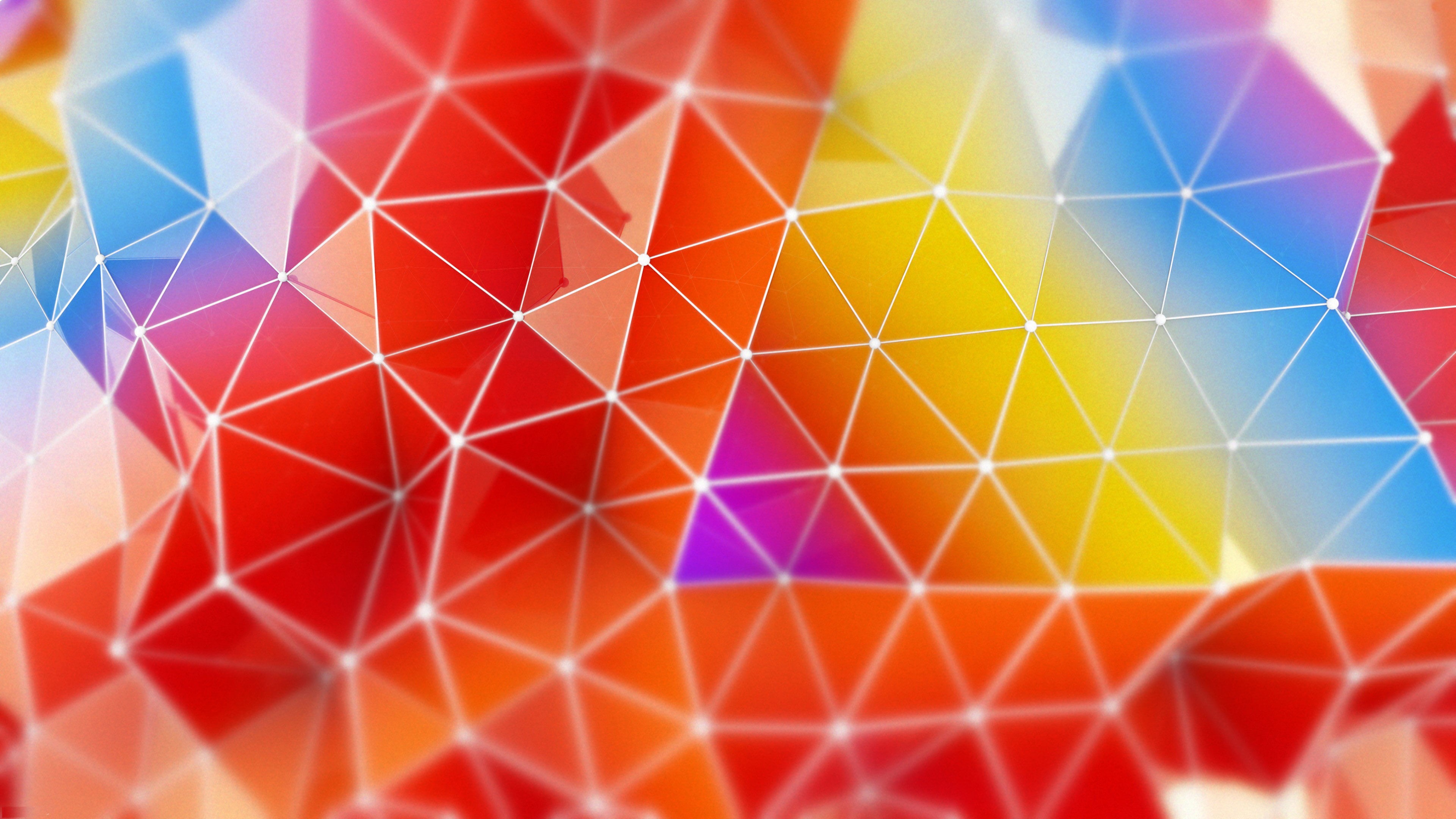 backdrop, colorful, decoration, square, studio shot, artistic, mosaic, 4K, backgrounds, computer network, connection, ornament, modern, light, pattern, HD Wallpaper