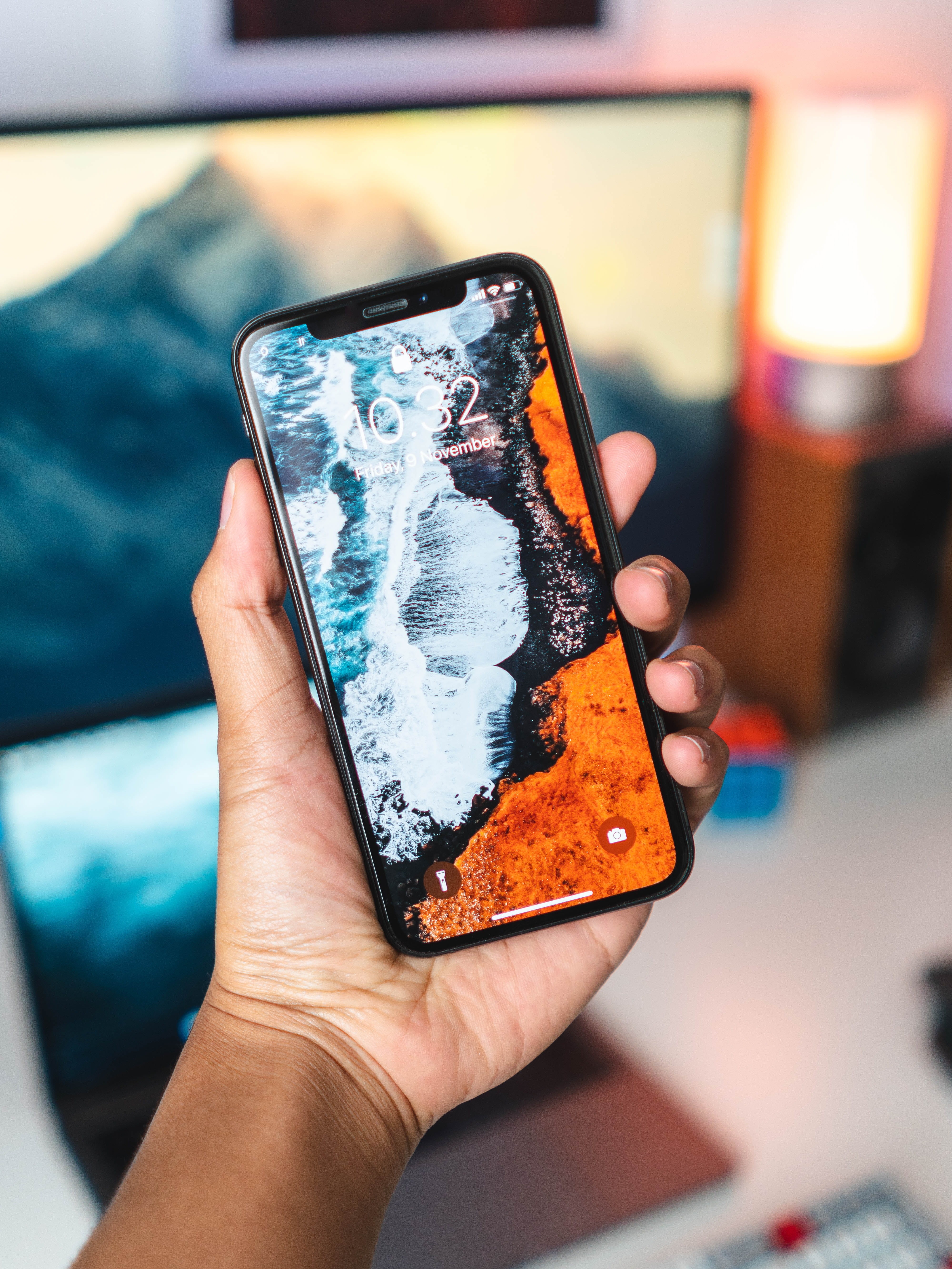 activity, xs, focus on foreground, human body part, muhamad haivan, iphone xs max, gold, wireless technology, tech, communication, screen, finger, outdoors, Phone HD Wallpaper