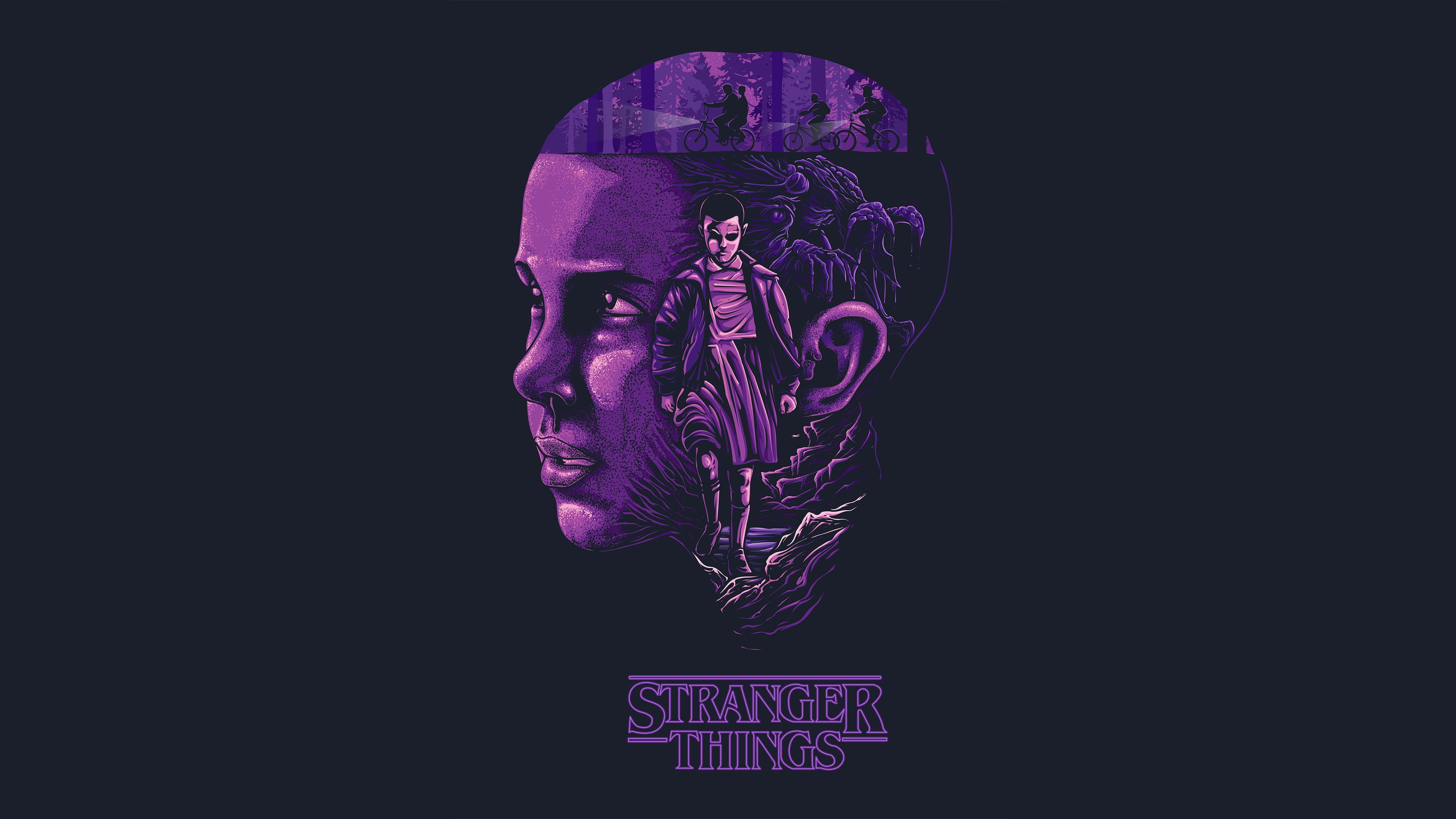 artist, 4k, artwork, 4K, tv shows, stranger things, digital art, behance, hd, HD Wallpaper