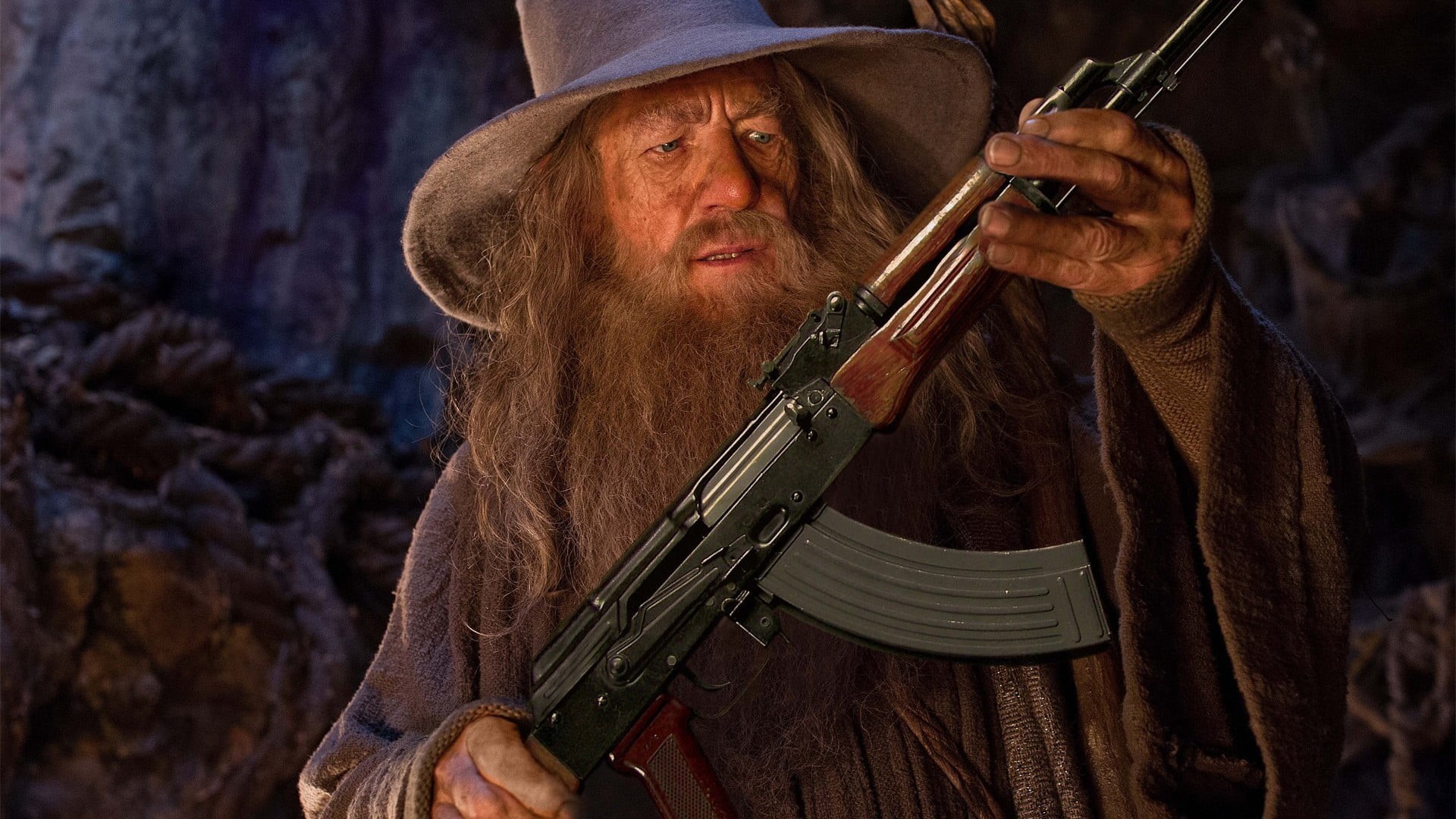 military, hunting, people, adult, arts culture and entertainment, one Person, weapon, army, The Lord of the Rings, contemplation, AKM, war, portrait, government, HD Wallpaper