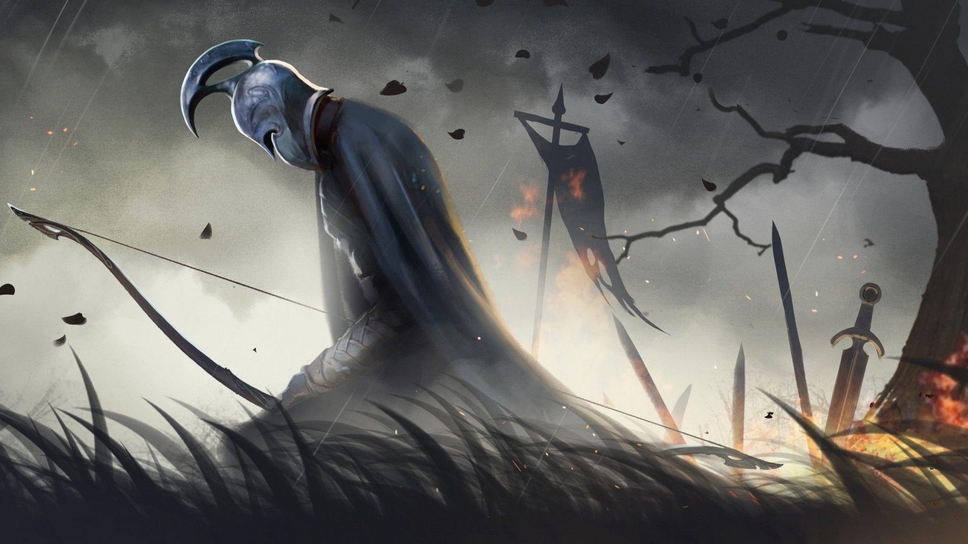 age, 1920x1080, games, character, male, lotr, hobbit, armies, cape, gray, the hobbit, 1080P, bow, armies of the third age, the lord of rings, third, HD Wallpaper