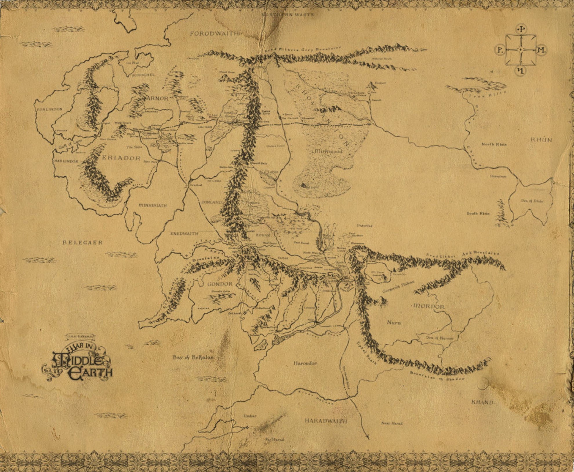 1080P, The Lord of the Rings, topography, paper, history, dirt, pencil drawing, John. R. R. Tolkien, textured Effect, cartography, outdoors, no People, HD Wallpaper