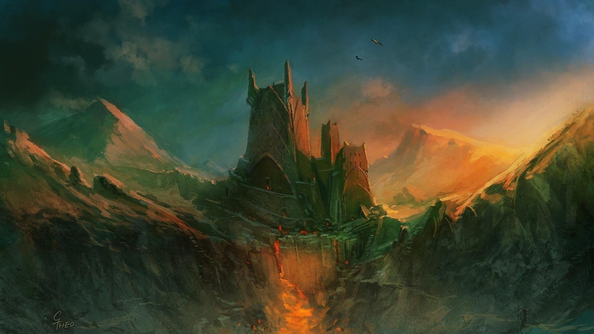 lord, fantasy, lotr, artwork, rings, art, original, 1080P, artistic, HD Wallpaper