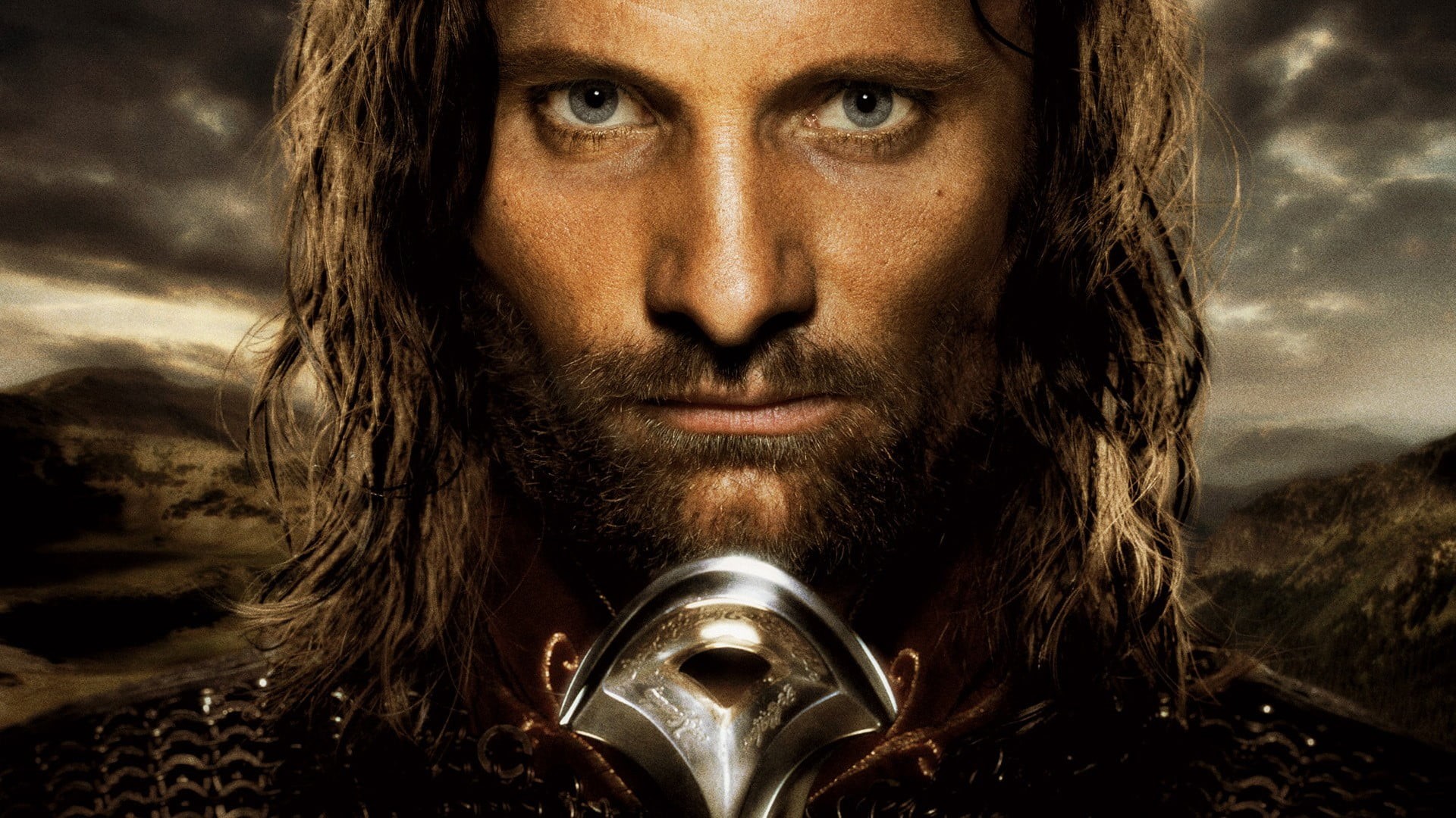 males, rings, front view, lifestyles, hairstyle, close-up, men, 1080P, one person, mid adult men, Viggo Mortensen, The Lord of the Rings, Aragorn, beard, HD Wallpaper