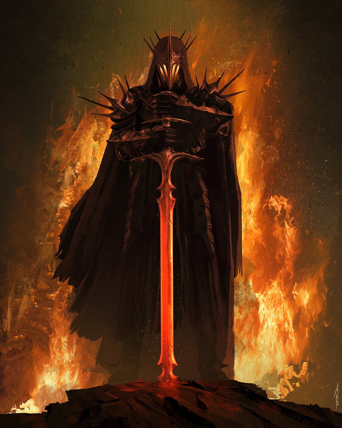 The Lord of the Rings, 720P, Witch King of Angmar, Phone HD Wallpaper