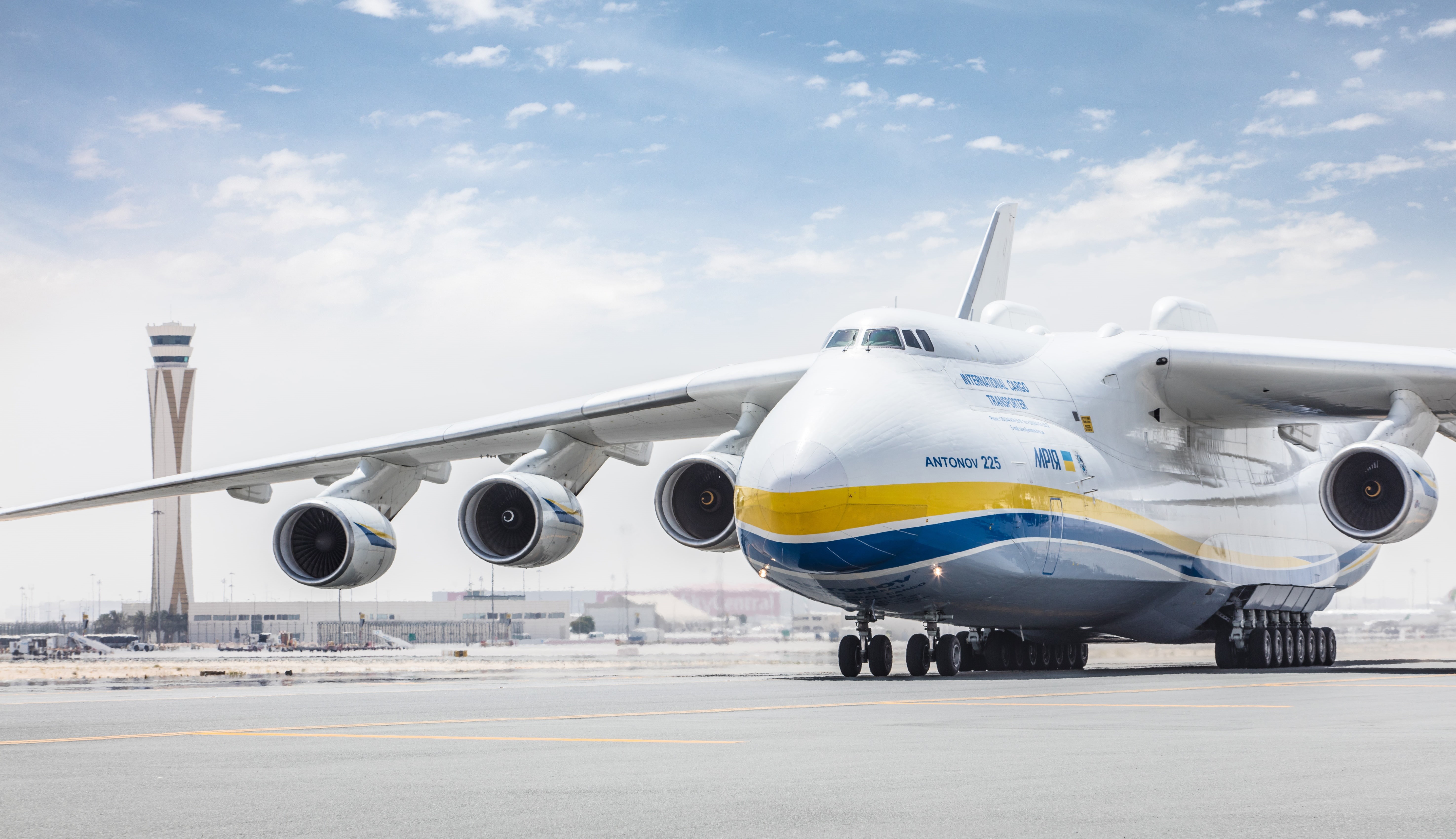 Airport, O. K. Antonov, Wings, Antonov 225, 5K, Balabuev, Soviet Aircraft, Cargo, Clouds, Airlines, Transport, Antonov Airlines, Huge, Engines, Soviet Transport Aircraft, HD Wallpaper