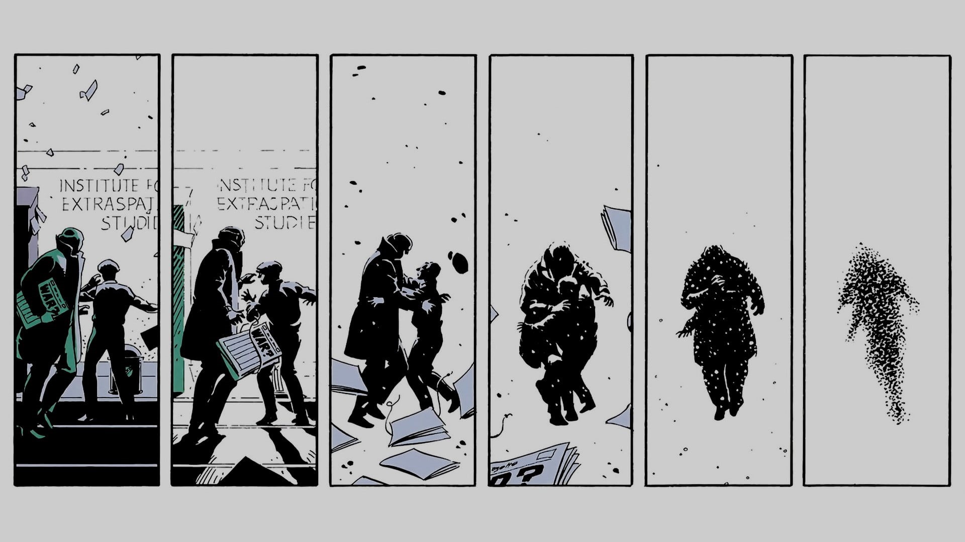 day, comic, real people, graphic novels, building, comics, entrance, people, architecture, crowd, standing, built structure, occupation, indoors, book, HD Wallpaper