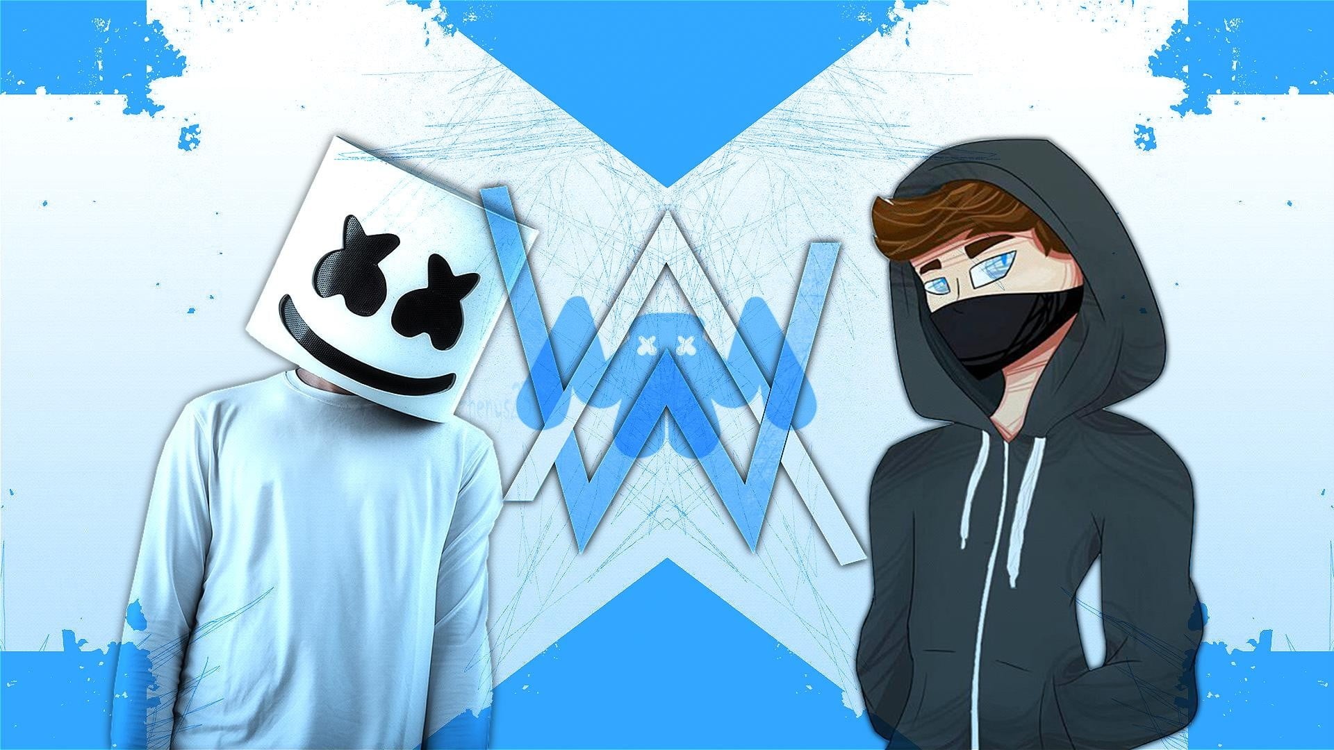 digital composite, portrait, adult, 1080P, men, sky, day, front view, face to face, togetherness, artist, businessman, two people, unrecognizable person, HD Wallpaper