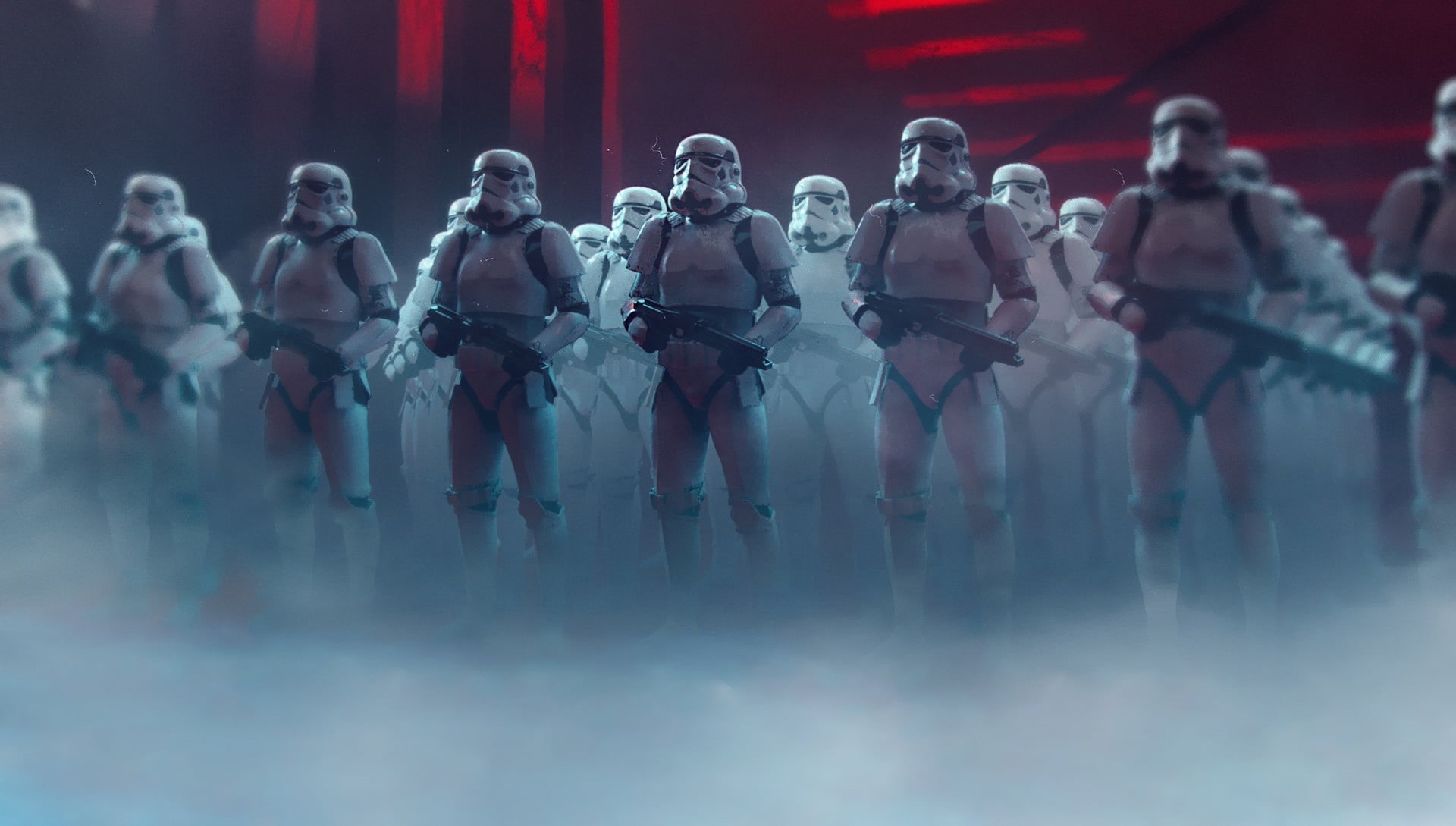 1080P, by Sergii Golotovskiy, Imperial Stormtroopers, Stormtroopers, Sergii Golotovskiy, StarWars, Art, Star Wars, Soldiers, HD Wallpaper