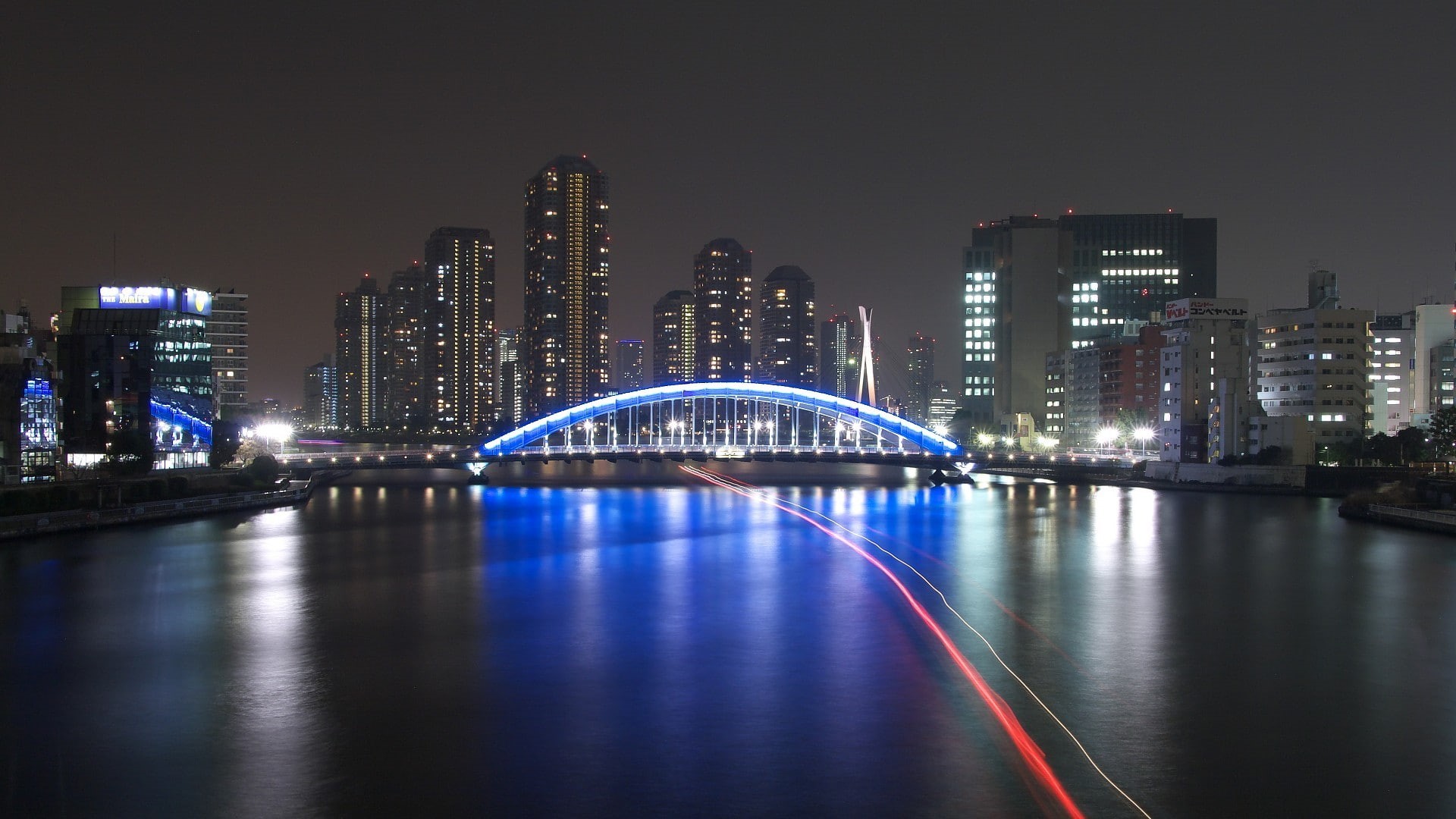 city, skyscraper, office building exterior, reflection, cityscape, nature, building exterior, sky, night, outdoors, landscape, travel destinations, illuminated, HD Wallpaper