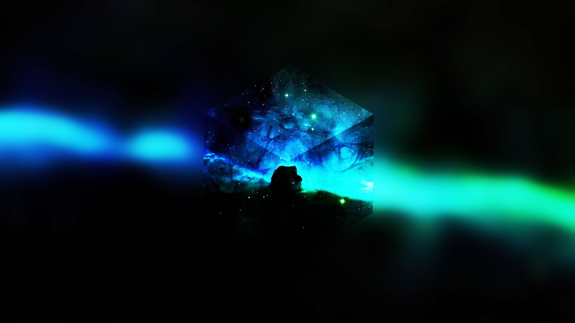 precious gem, prism, geology, cube, digital, luxury, gemstone, mineral, space, green, quartz, blue, abstract, 1080P, indoors, crystal, minimalism, wealth, HD Wallpaper