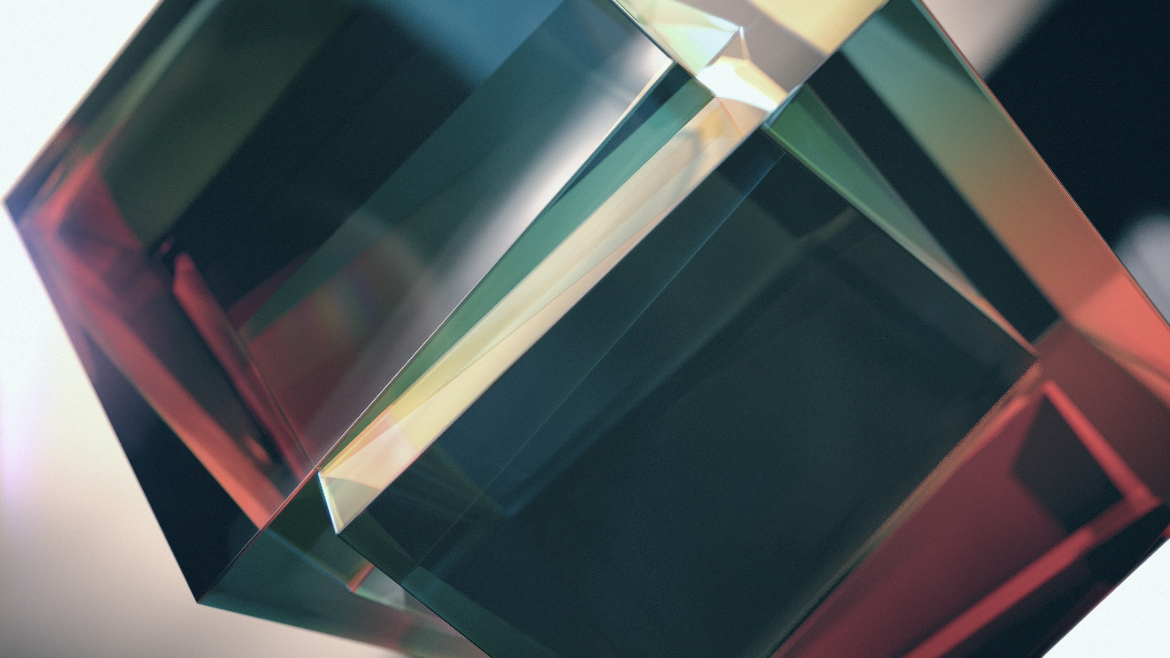 studio shot, abstract, multi colored, creativity, fashion, wealth, reflection, cube, glass, prism, corporate business, diamond - gemstone, pattern, luxury, HD Wallpaper