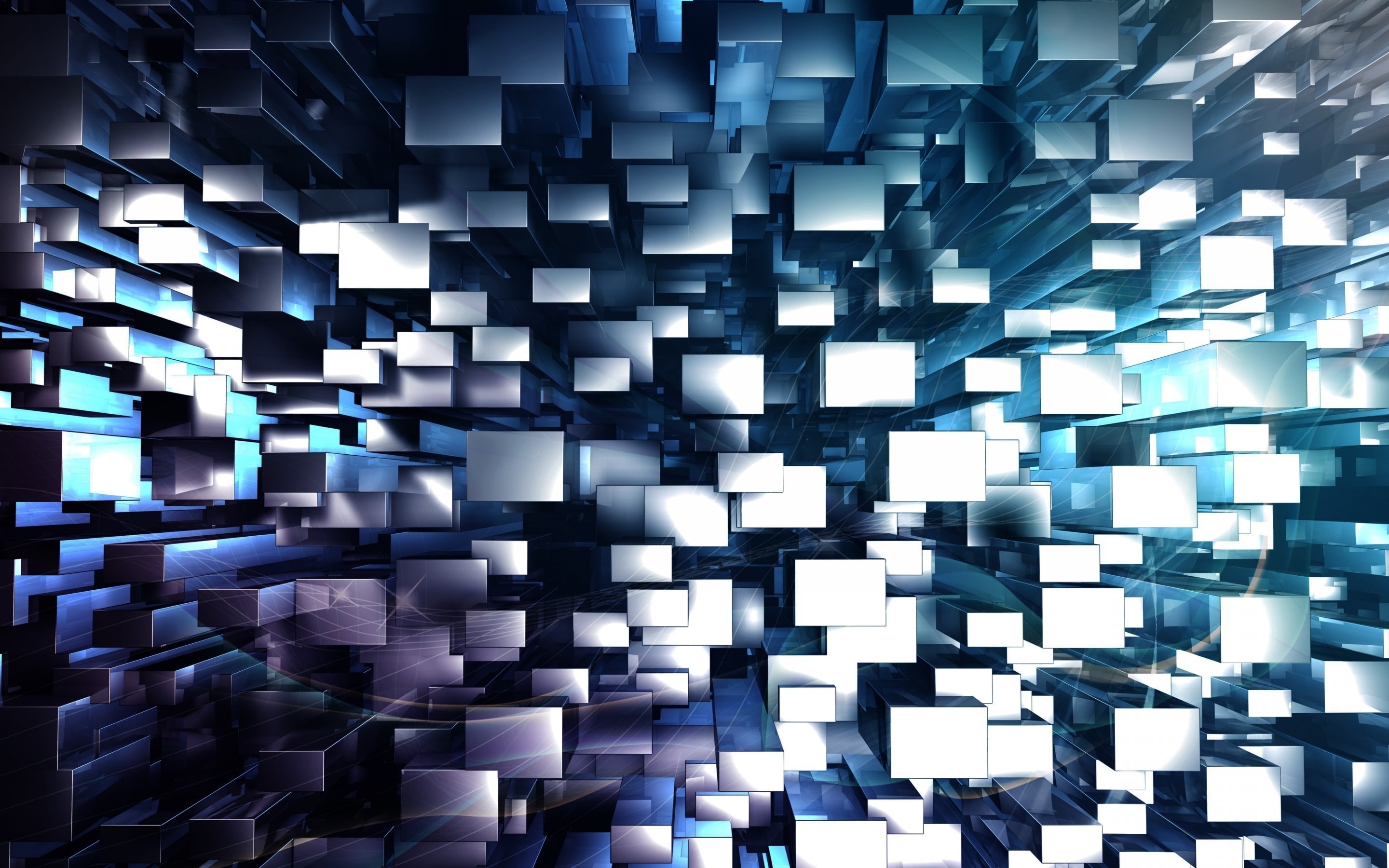 2K, 3d pics, figures, background, 3d poster, geometric, d, HD Wallpaper